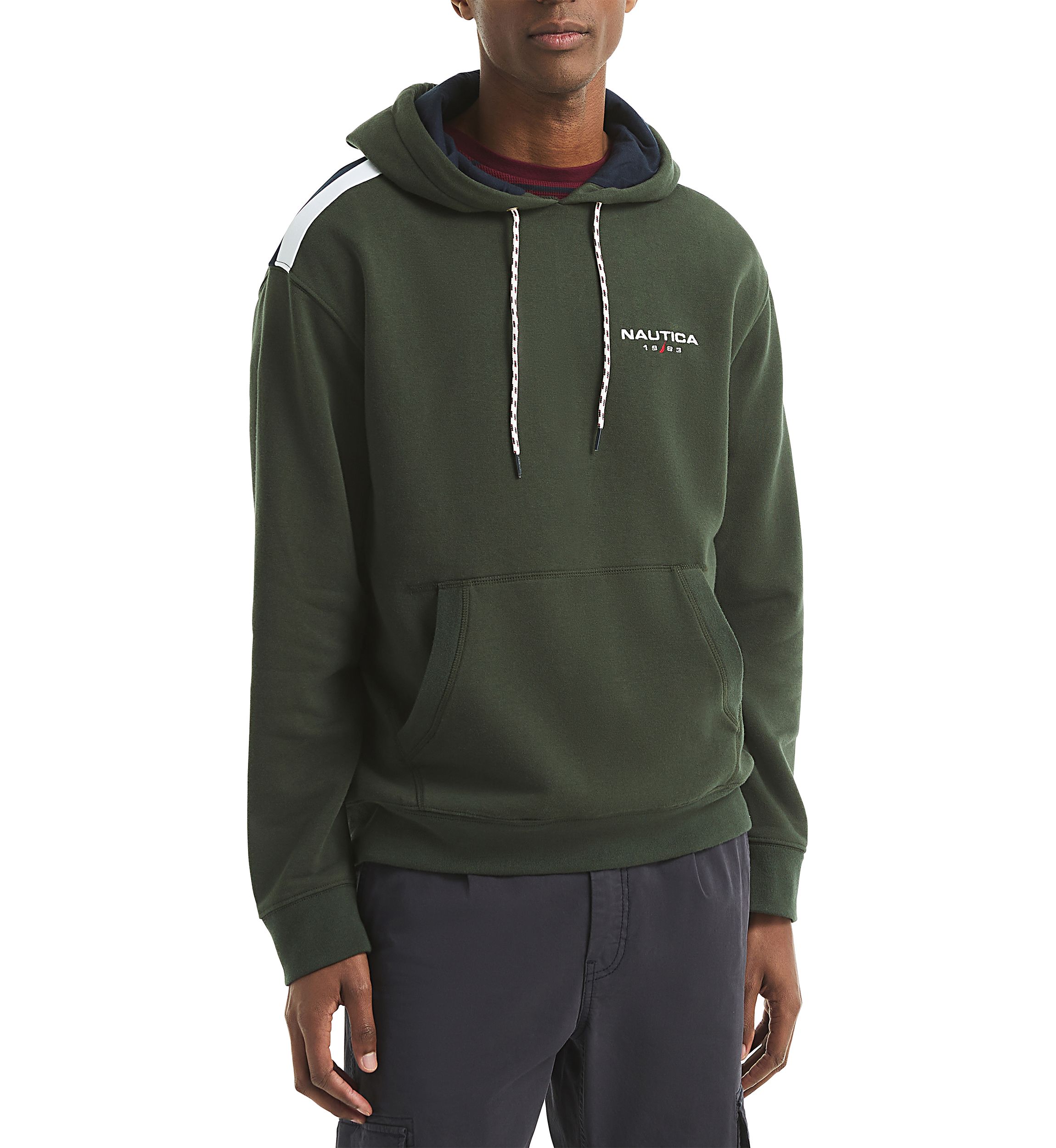 Fleece Knit Pullover Hoodie