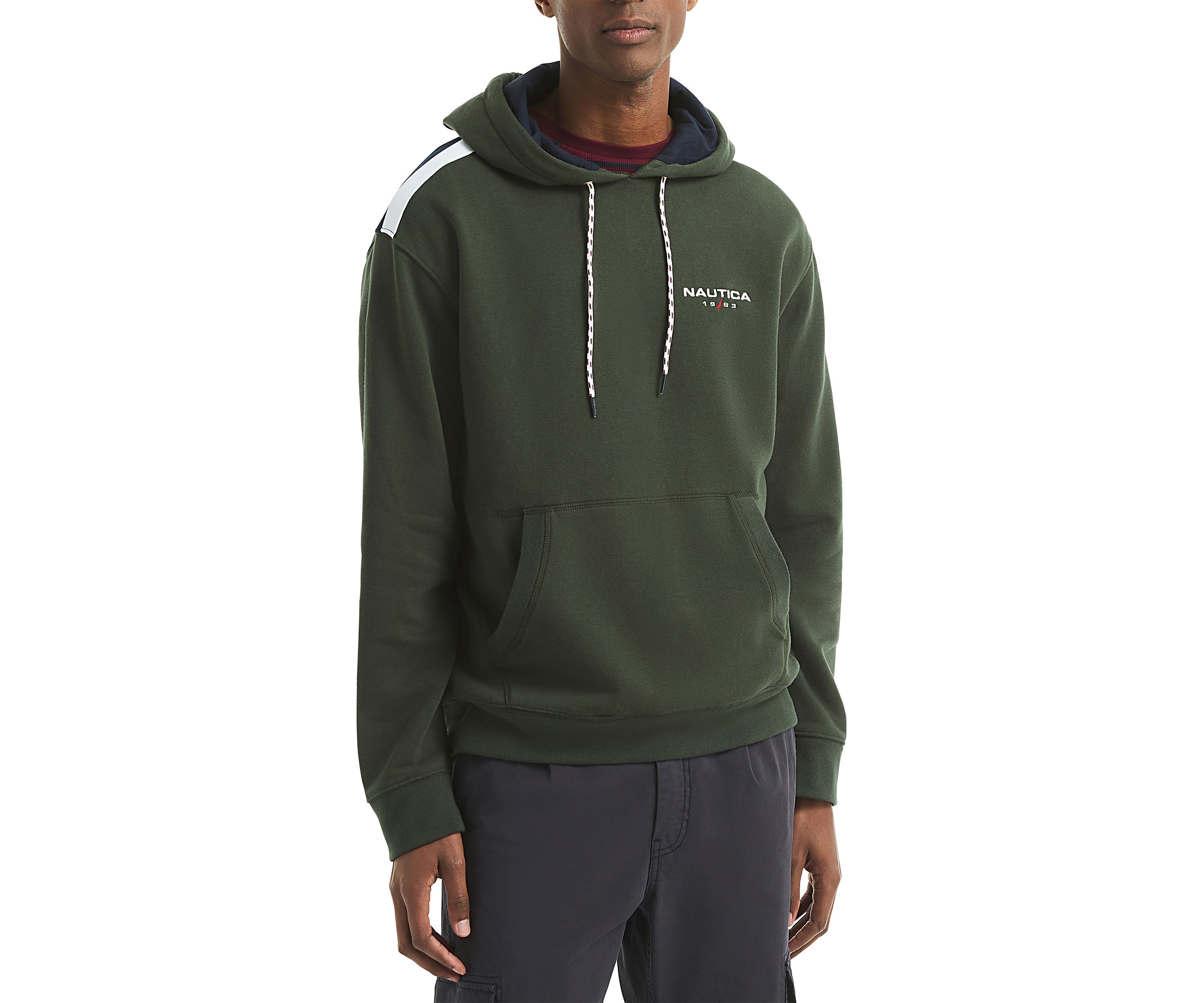 Fleece Knit Pullover Hoodie