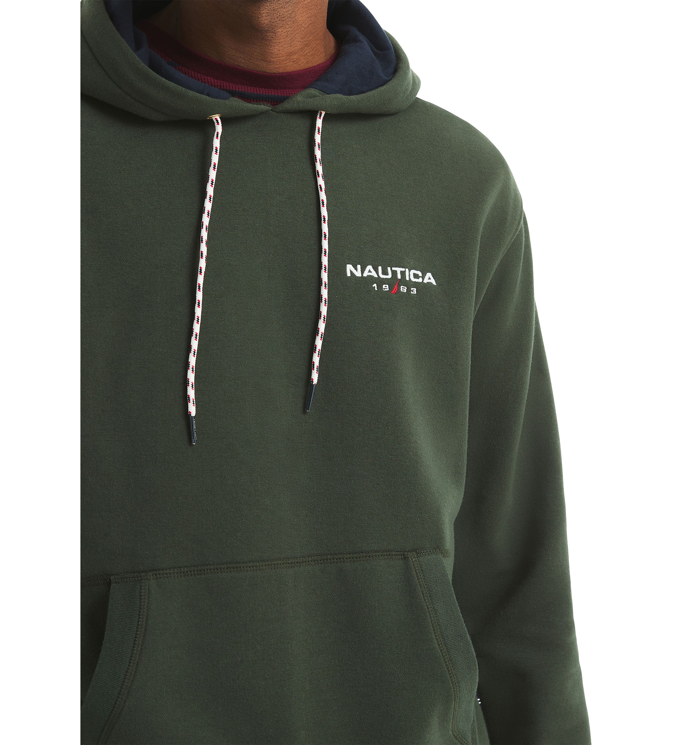 Fleece Knit Pullover Hoodie