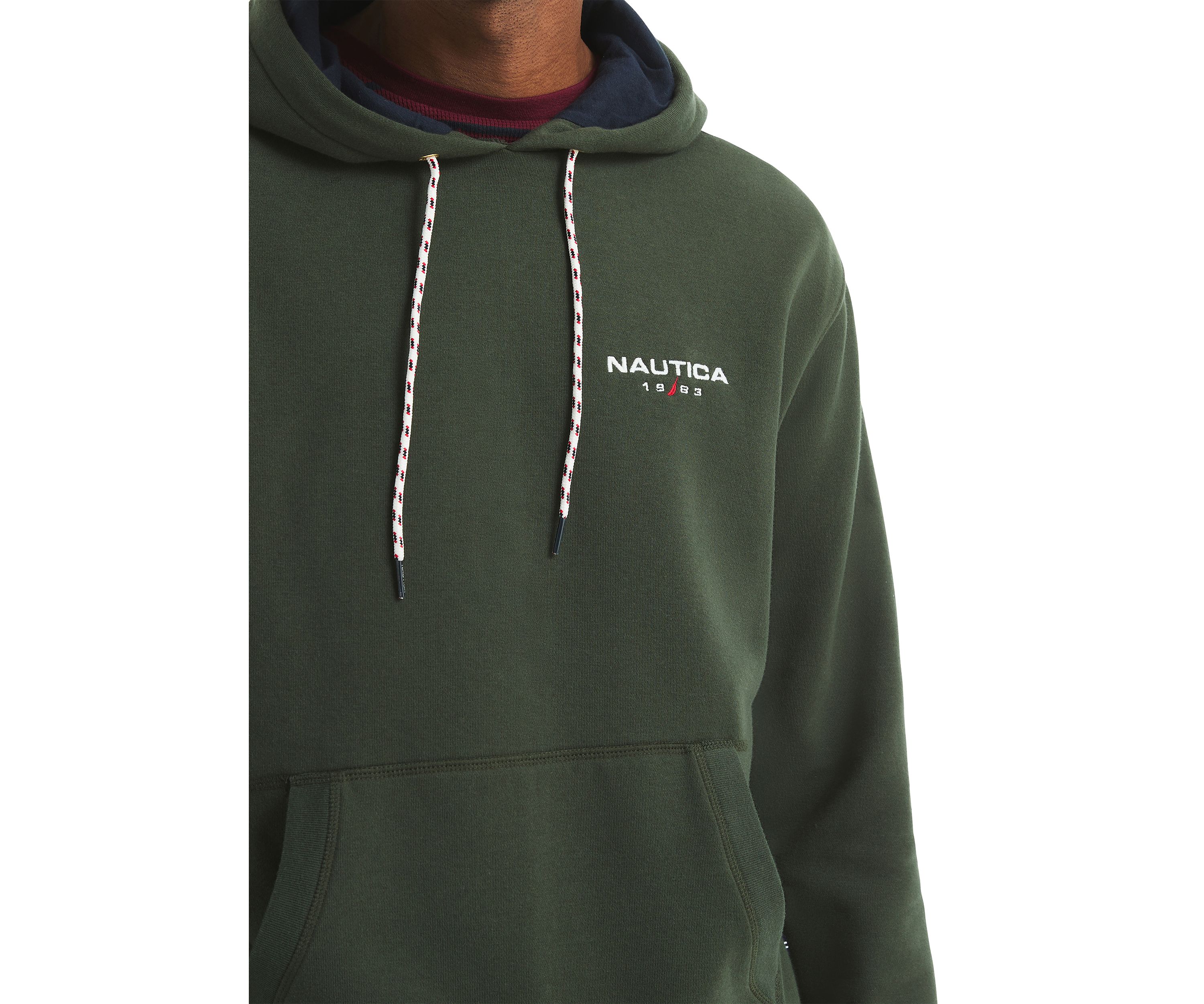 Fleece Knit Pullover Hoodie