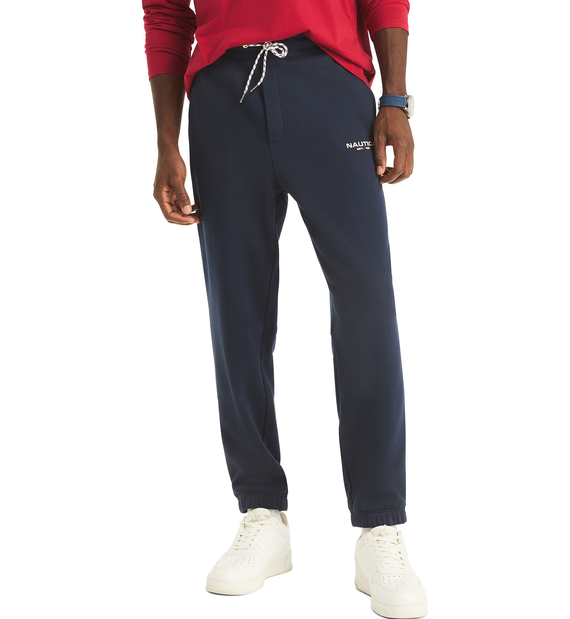 Fleece Side Knit Tape Joggers