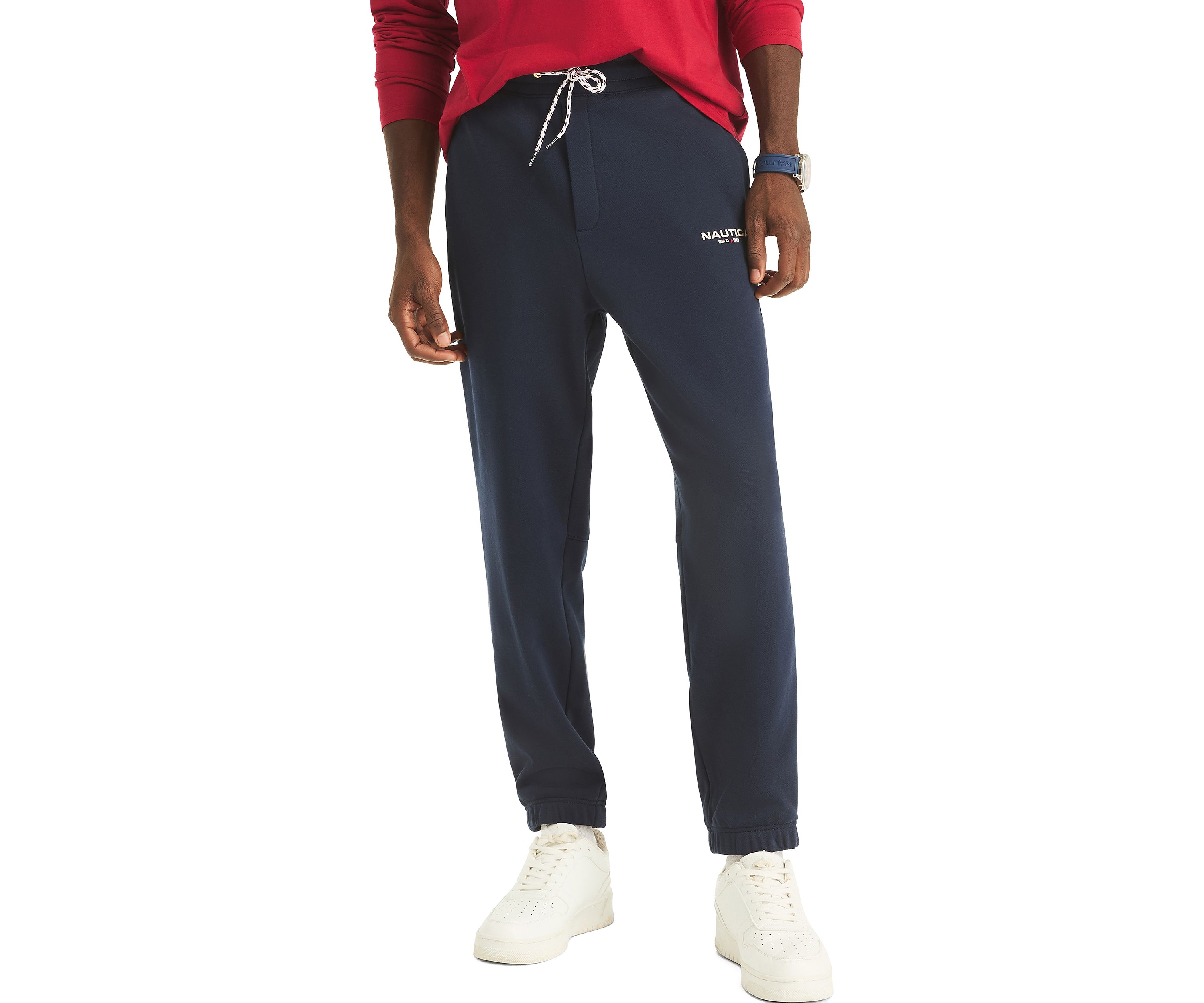 Fleece Side Knit Tape Joggers