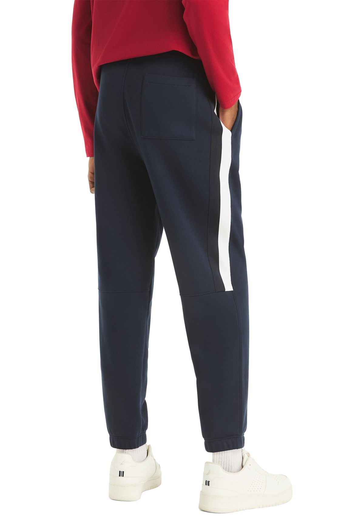 Big & Tall Fleece Side Knit Tape Joggers