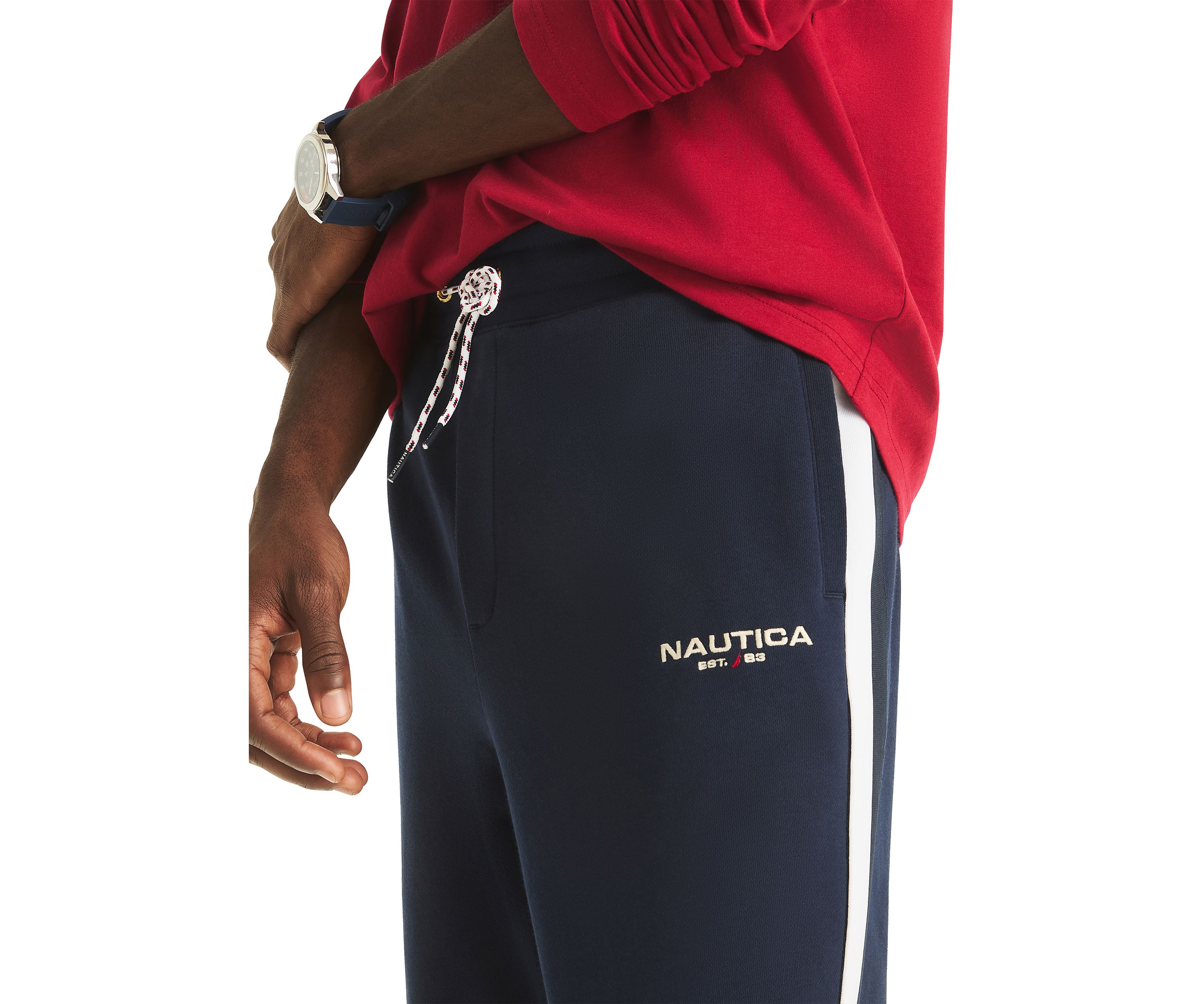 Fleece Side Knit Tape Joggers