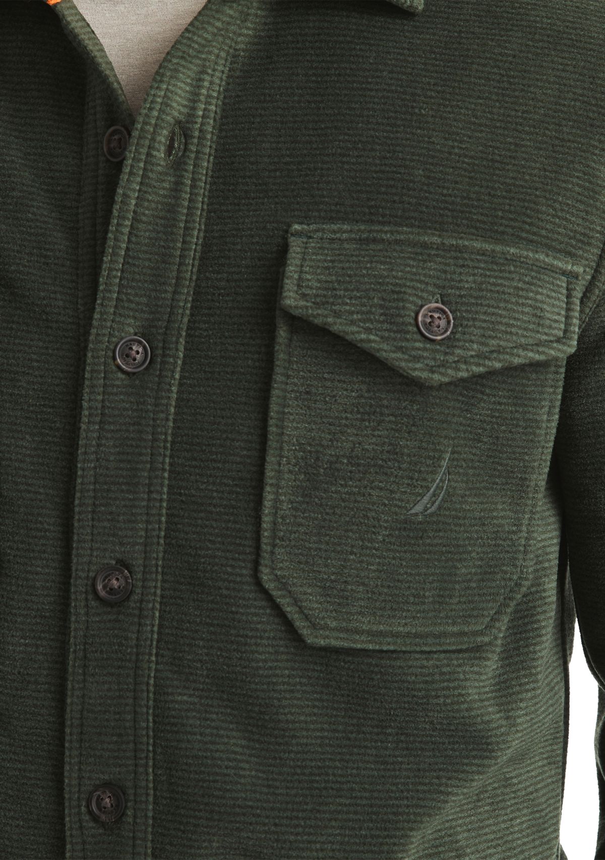 Mens Nautex Fleece Button-Up Shirt