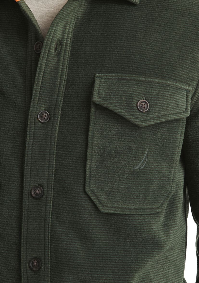 Mens Nautex Fleece Button-Up Shirt