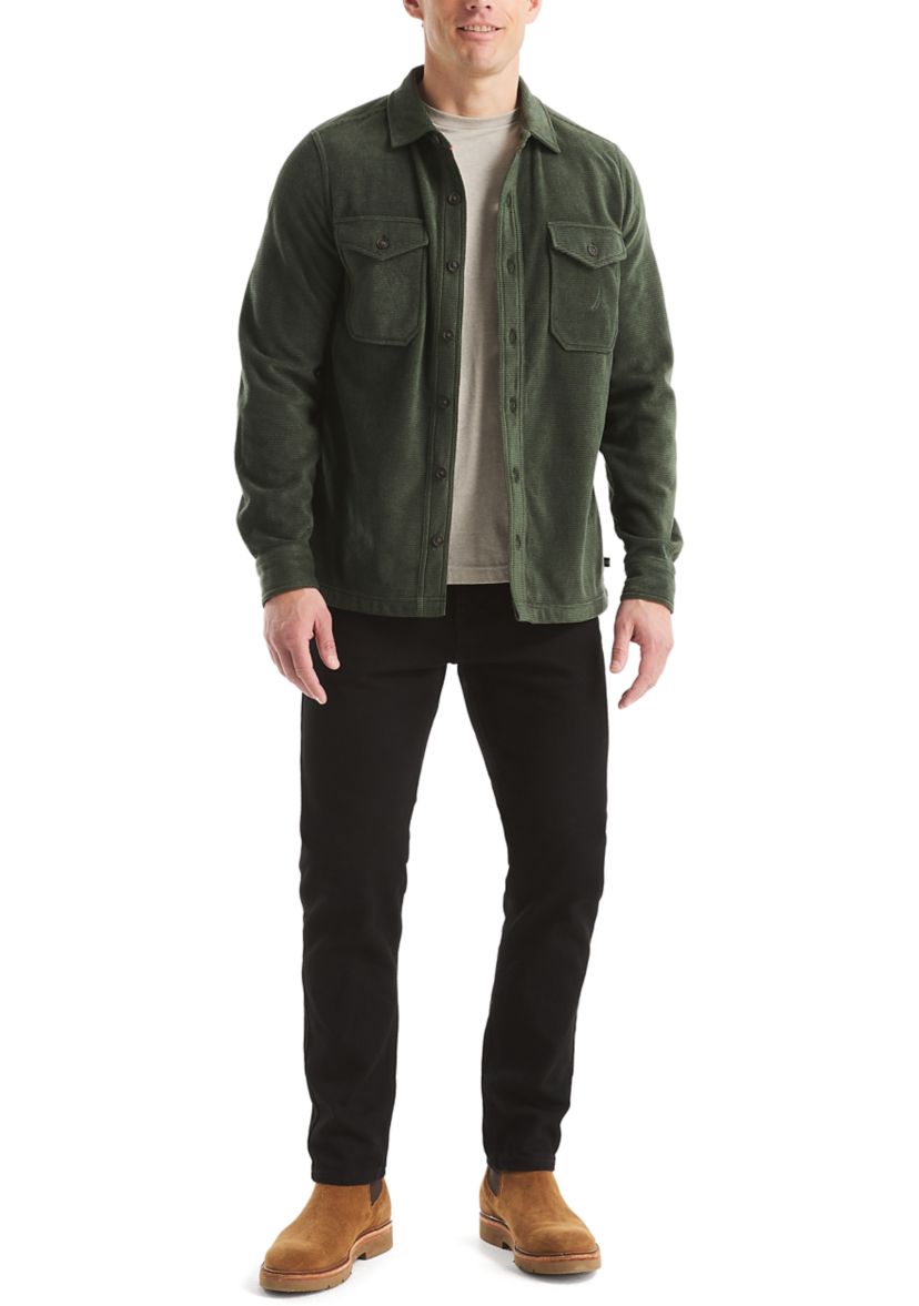 Mens Nautex Fleece Button-Up Shirt