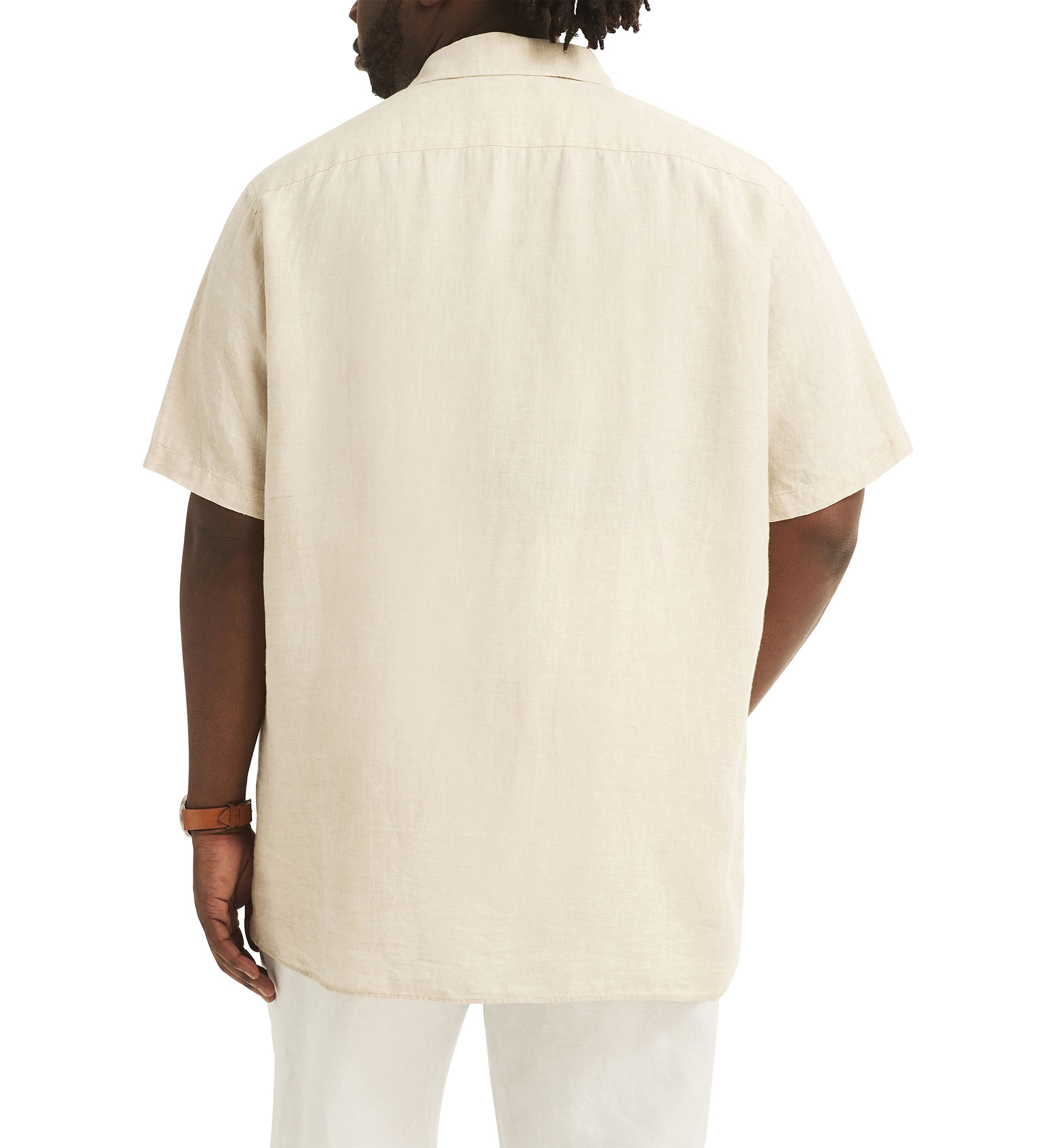 Big & Tall Linen Short Sleeve Shirt