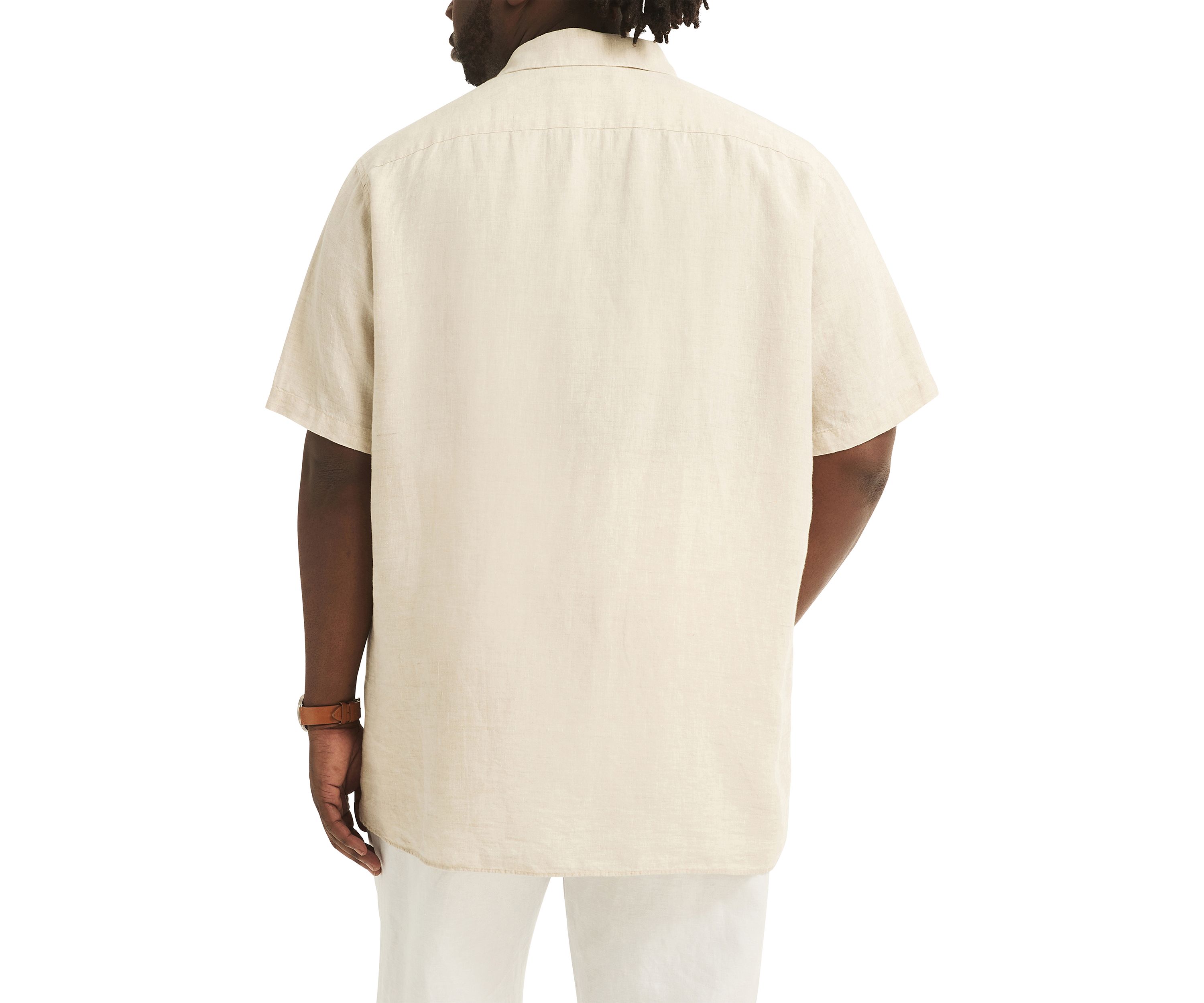 Big & Tall Linen Short Sleeve Shirt