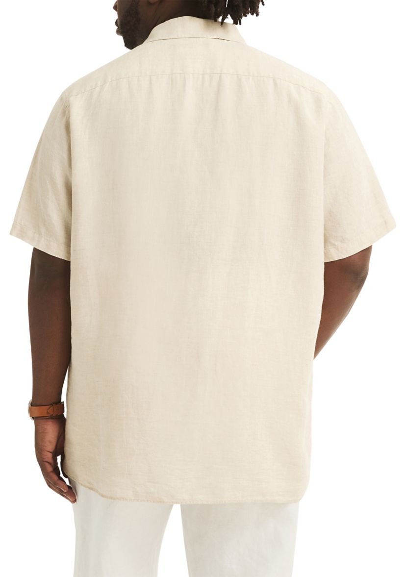 Big & Tall Linen Short Sleeve Shirt