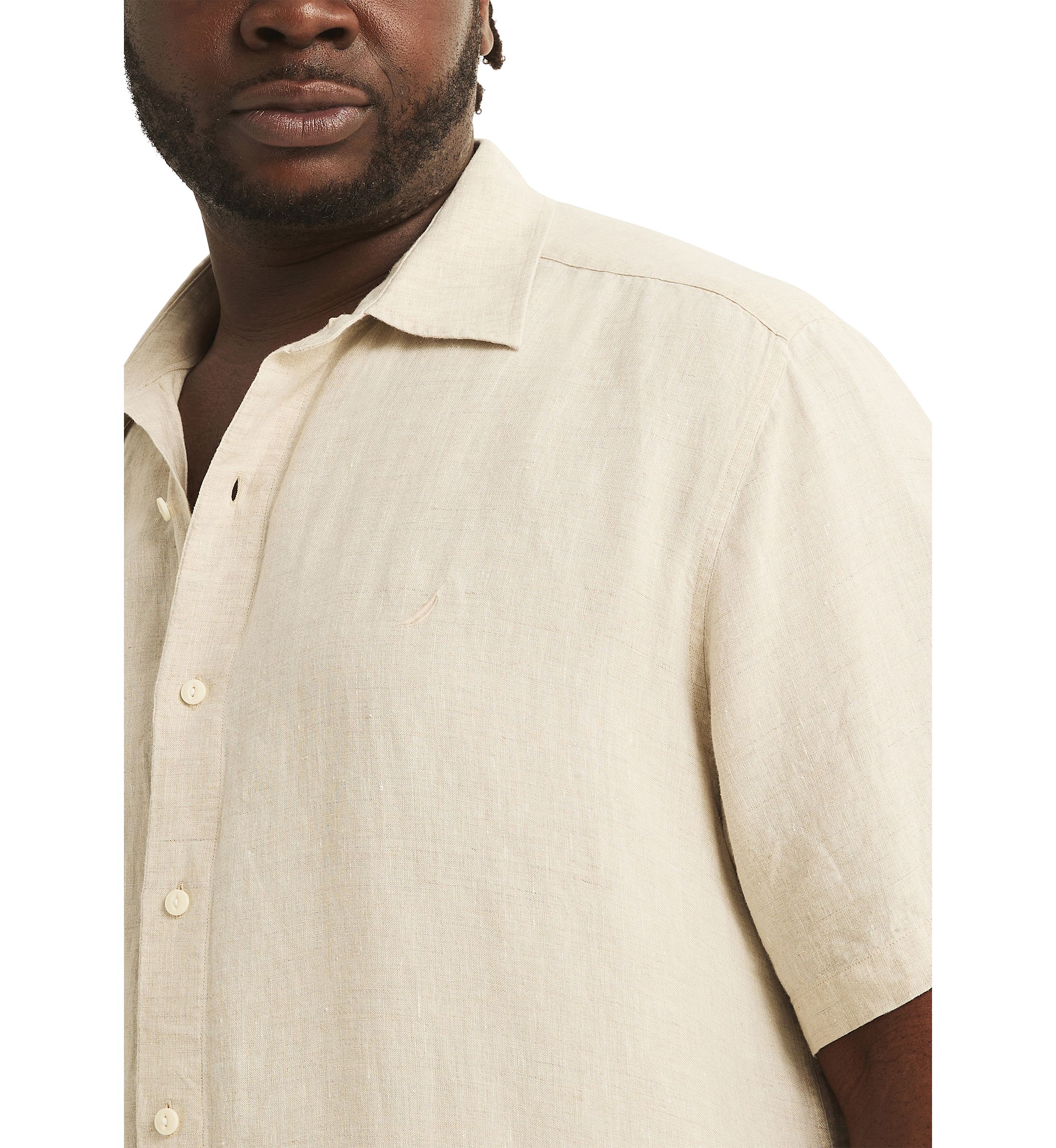 Big & Tall Linen Short Sleeve Shirt