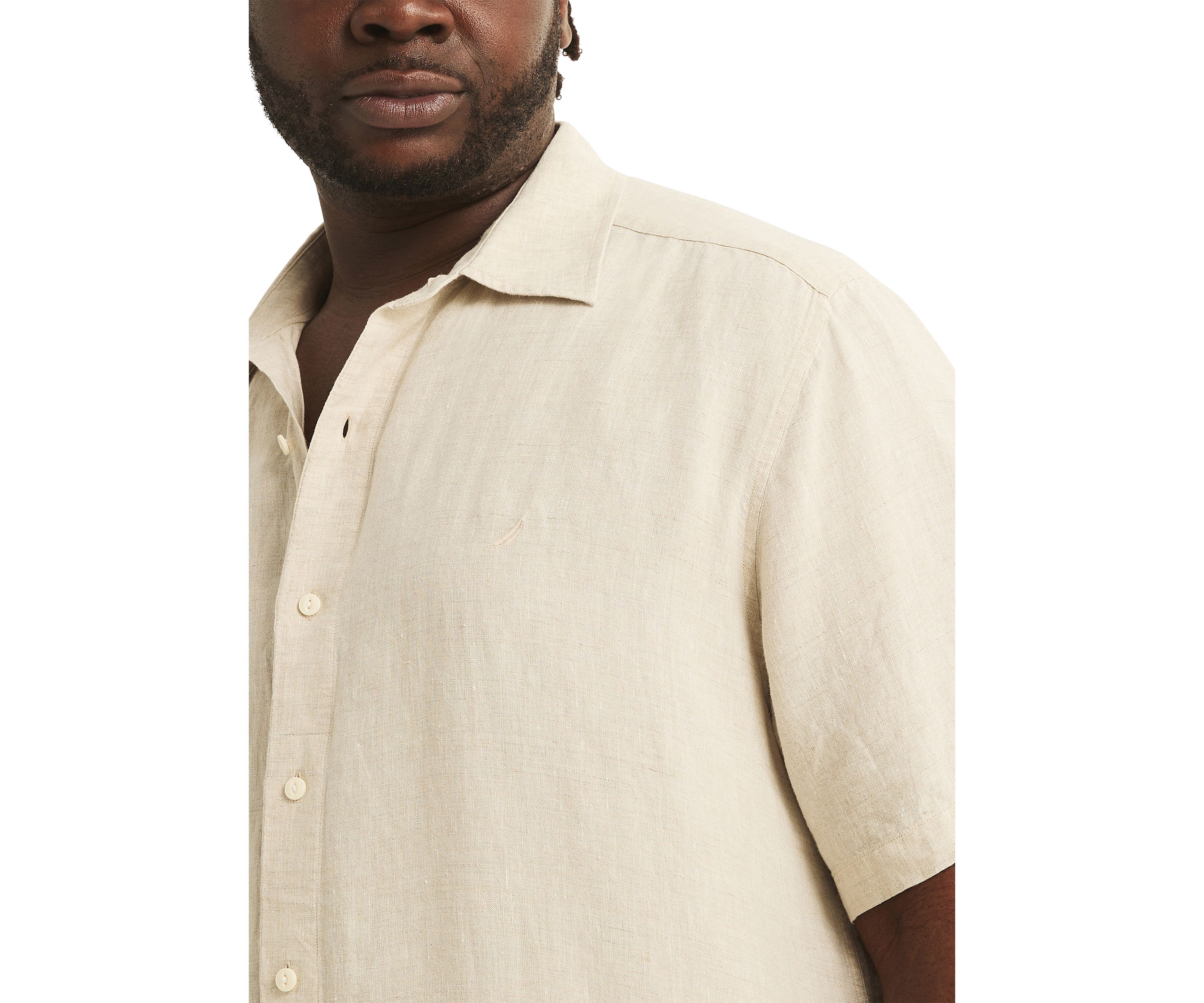 Big & Tall Linen Short Sleeve Shirt