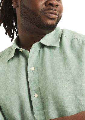 Big & Tall Linen Short Sleeve Shirt