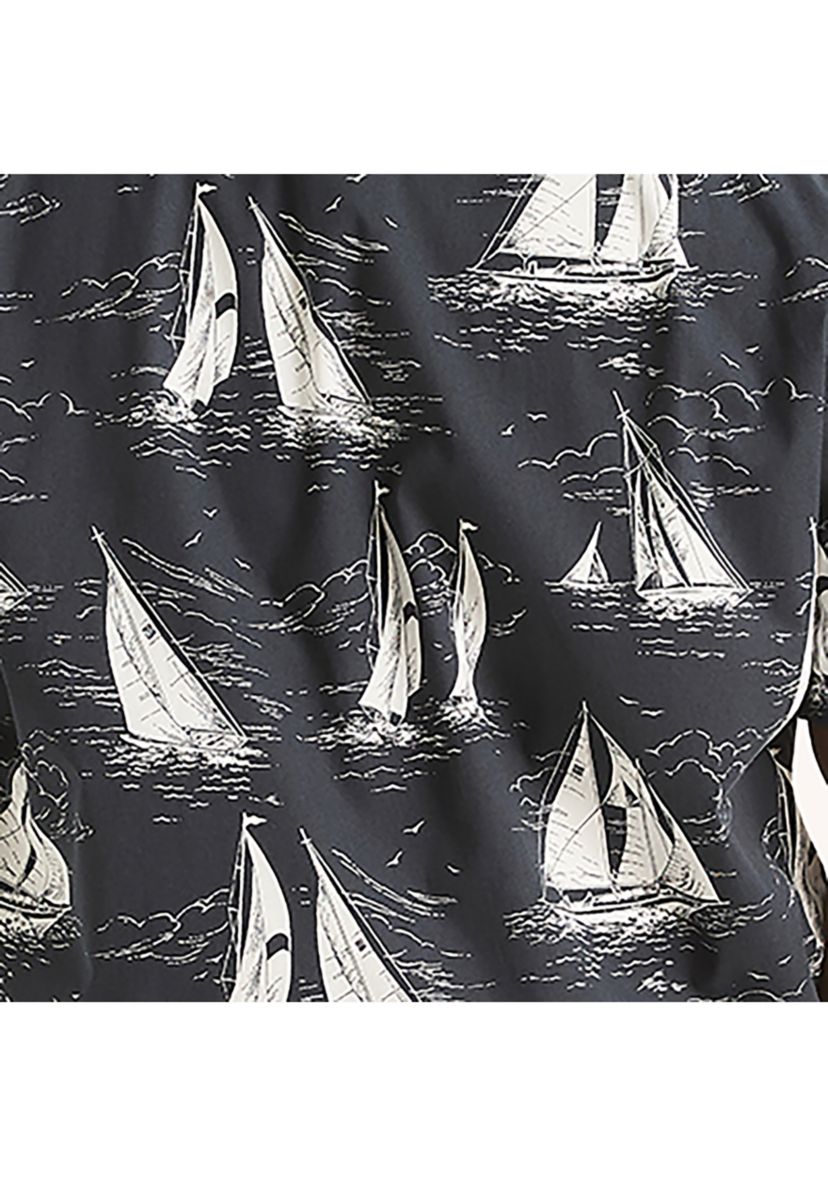 Big & Tall Sustainably Crafted Printed Short Sleeve Shirt