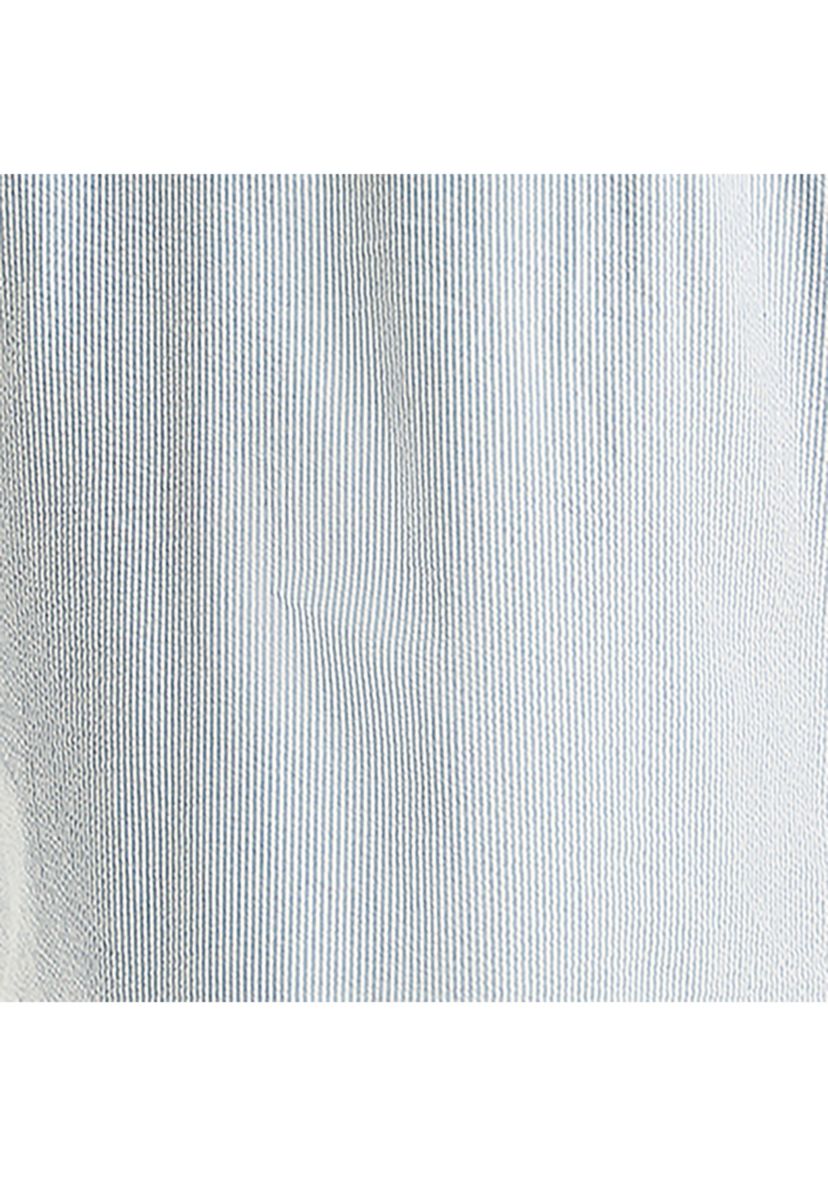 Big & Tall Seersucker Striped Short Sleeve Shirt