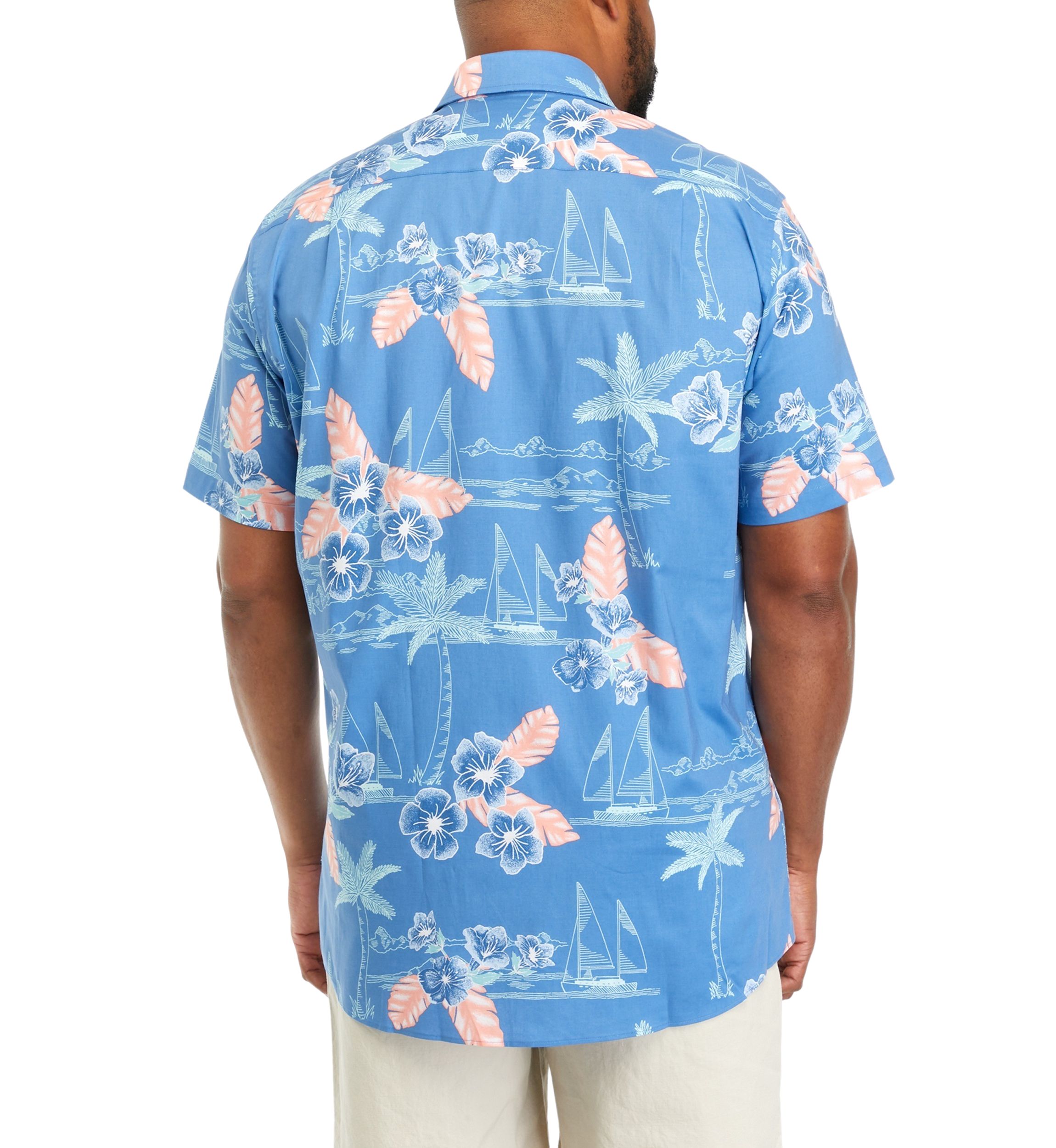 Big & Tall Sustainably Crafted Printed Short Sleeve Shirt
