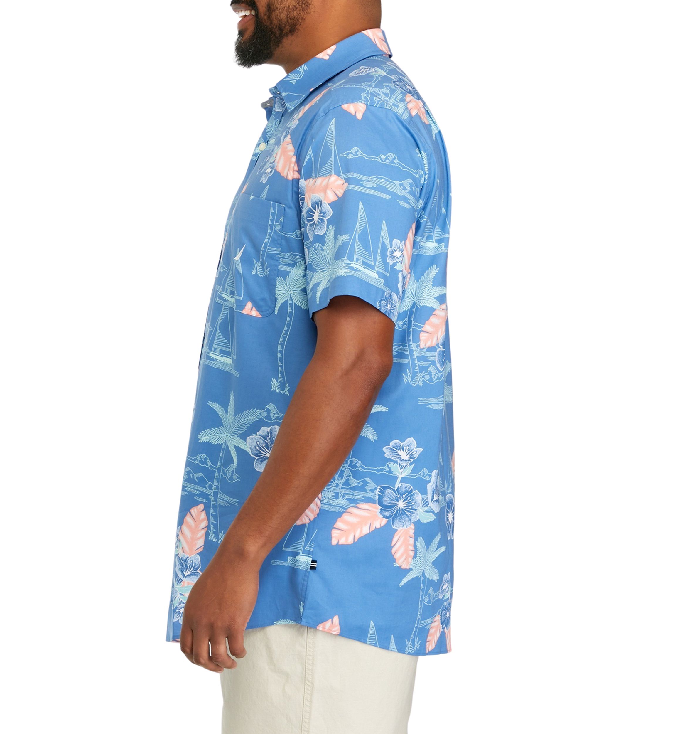 Big & Tall Sustainably Crafted Printed Short Sleeve Shirt