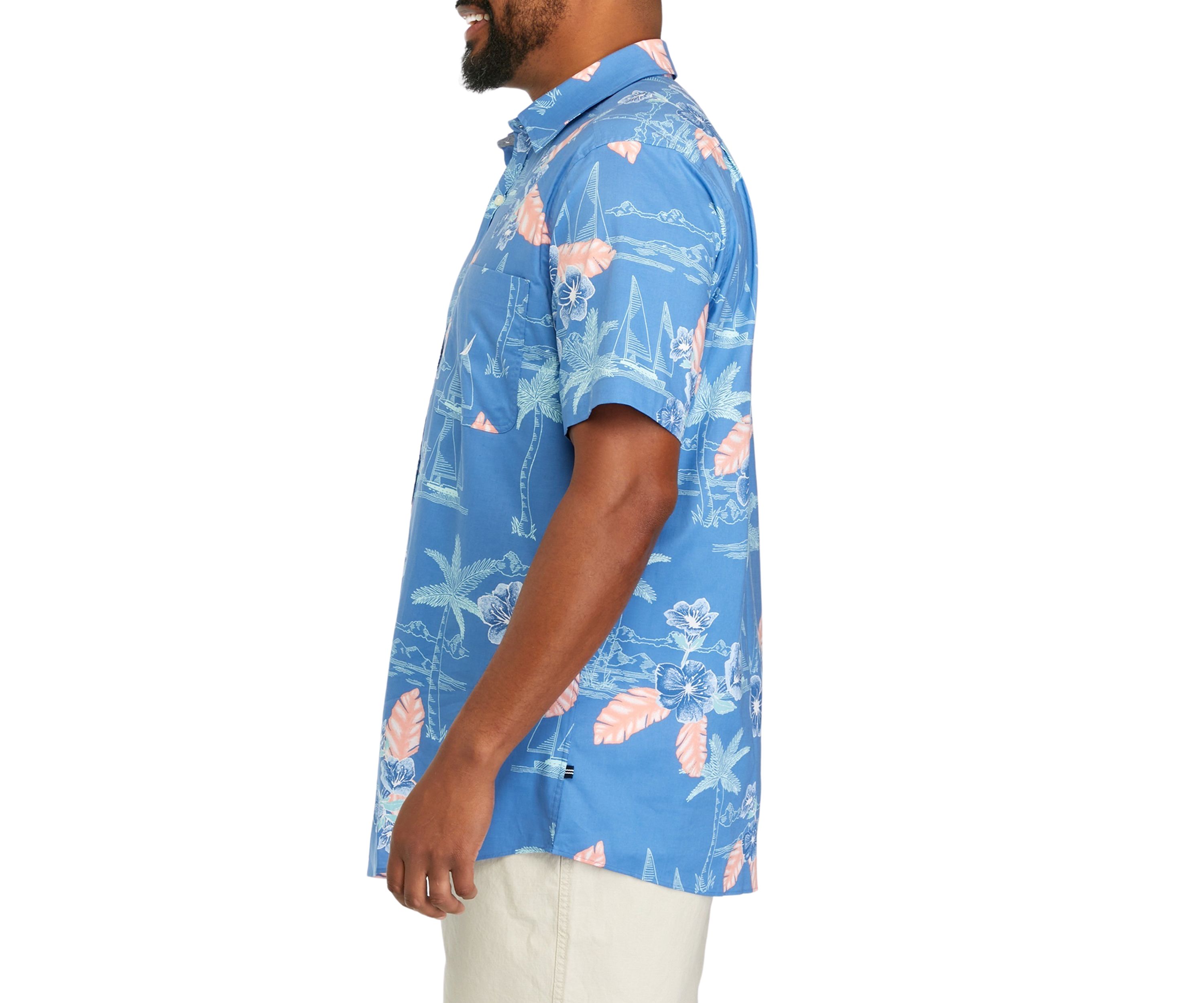 Big & Tall Sustainably Crafted Printed Short Sleeve Shirt