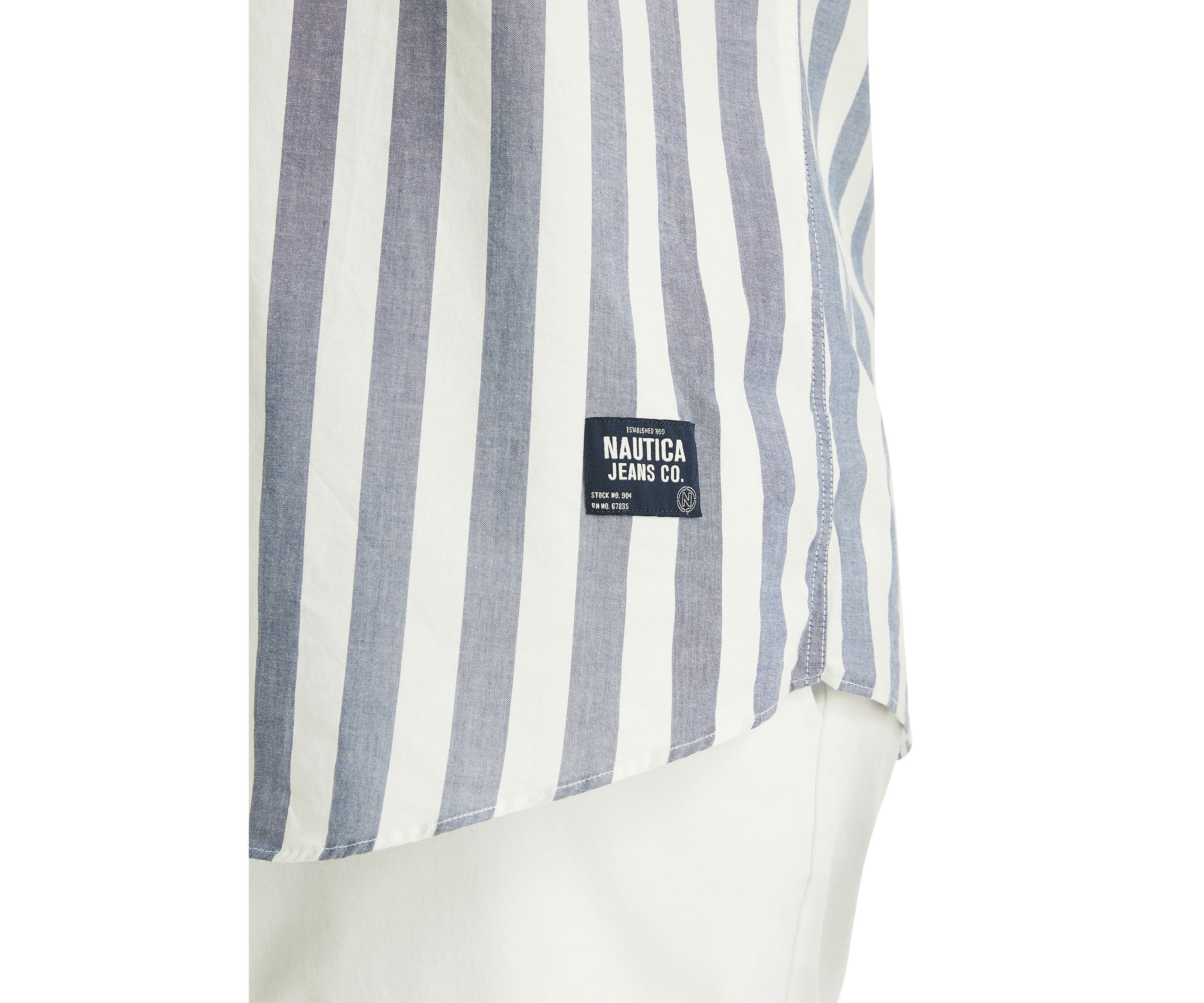 Big & Tall Jeans Co. Striped Short-Sleeve Shirt