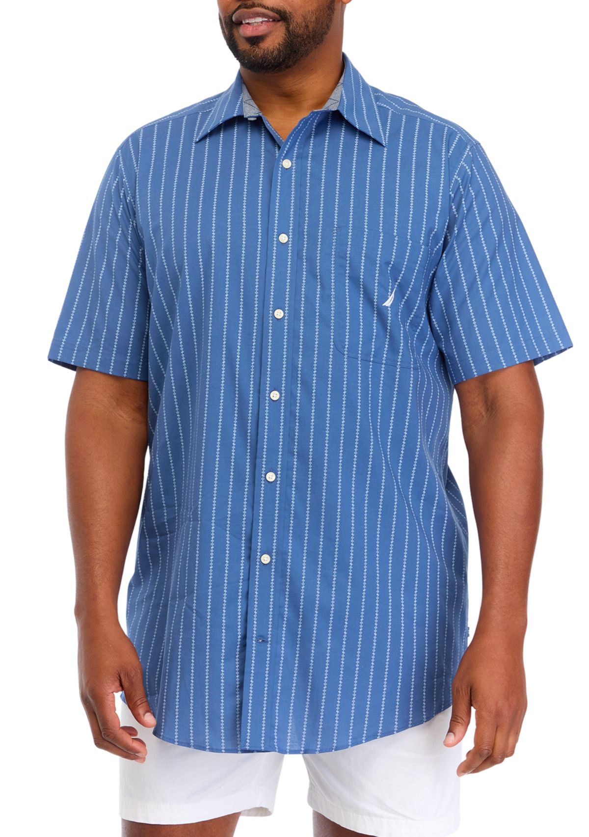 Big & Tall Short Sleeve Printed Shirt