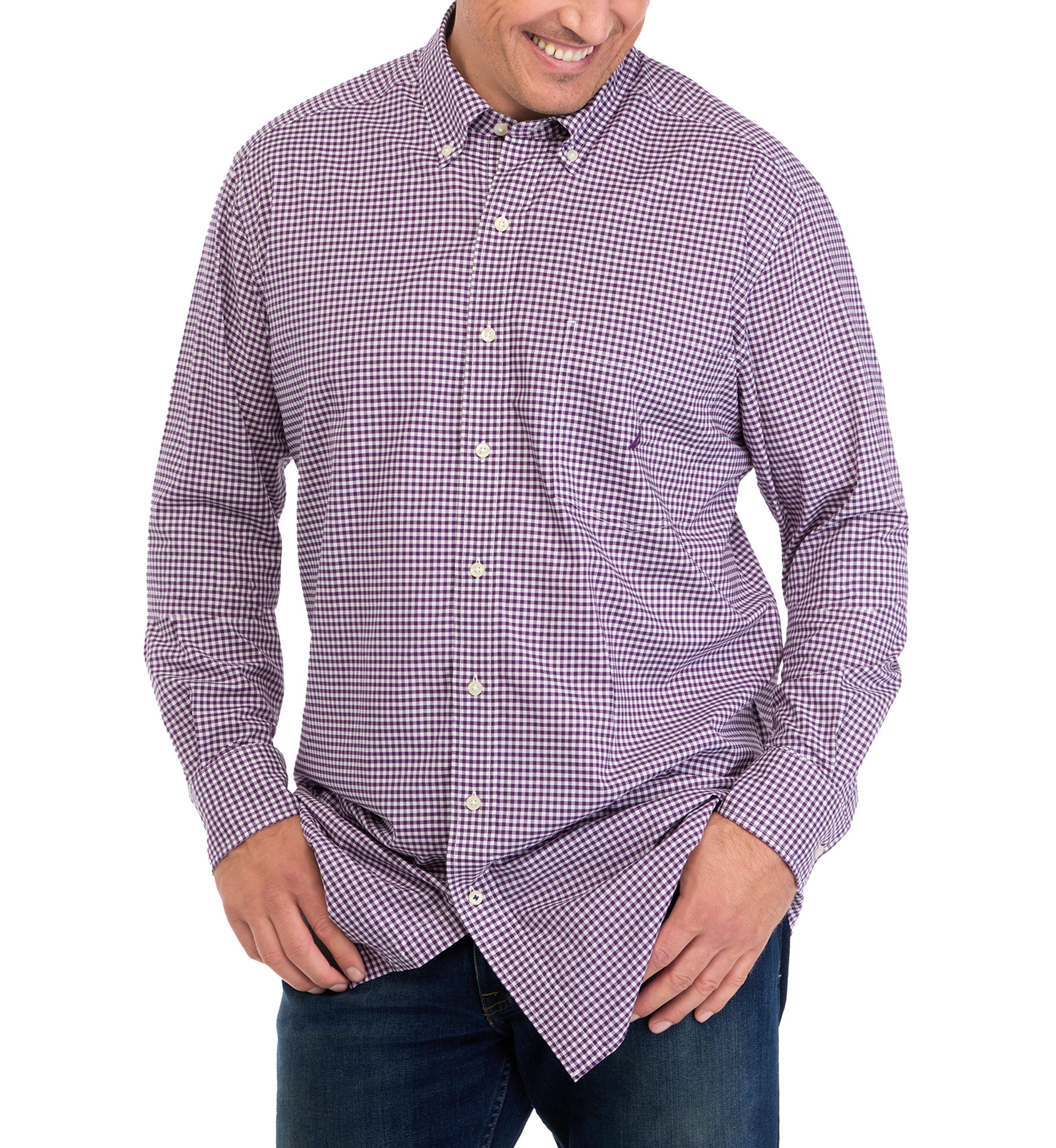 Big & Tall Plaid Button Down Shirt 