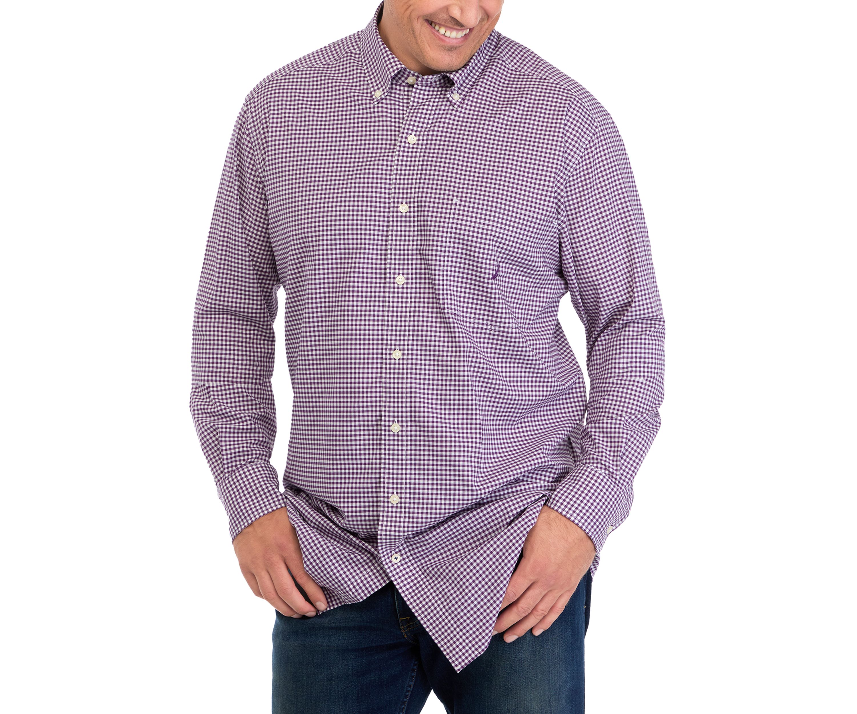 Big & Tall Plaid Button Down Shirt 