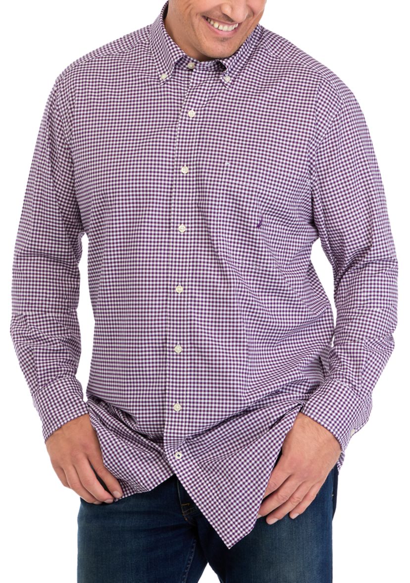 Big & Tall Plaid Button Down Shirt 