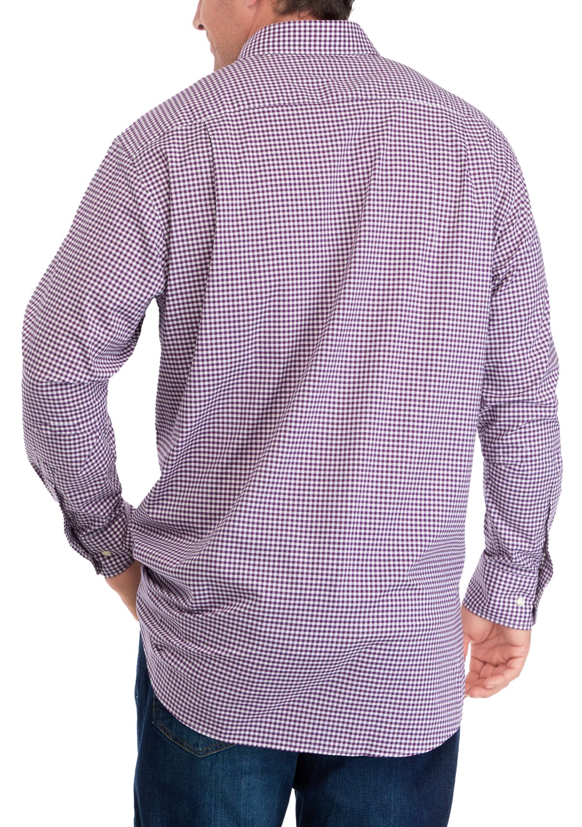 Big & Tall Plaid Button Down Shirt 
