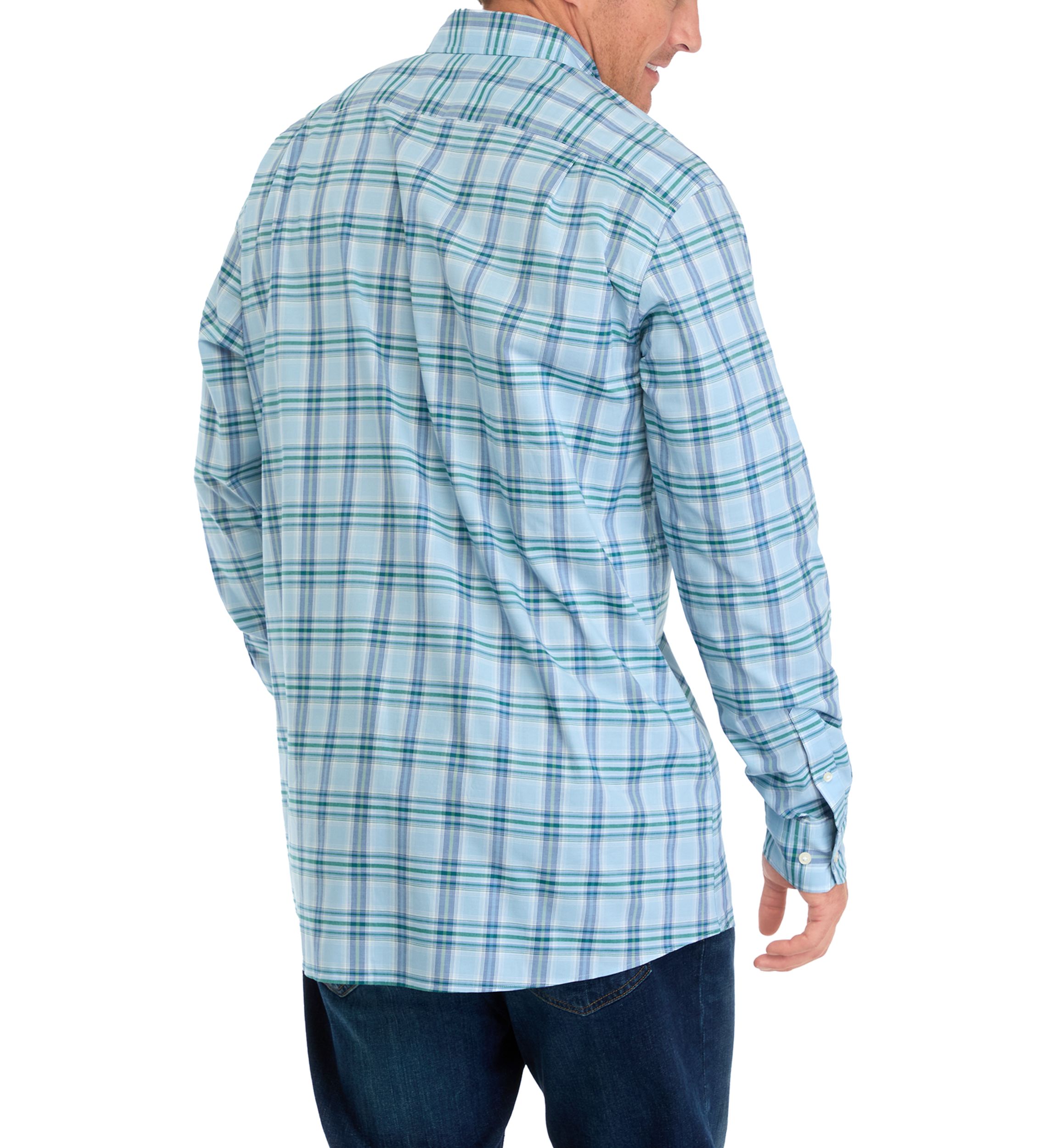 Big & Tall Long Sleeve Plaid Shirt