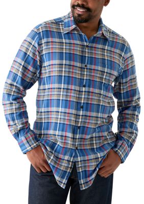 Nautica Men's Big & Tall Plaid Shirt, 4XL Big