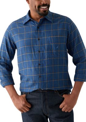Nautica Men's Big & Tall Plaid Shirt, 4XL Big