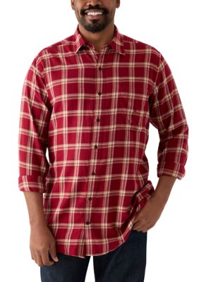 Nautica Men's Big & Tall Plaid Shirt, 3XL Tall
