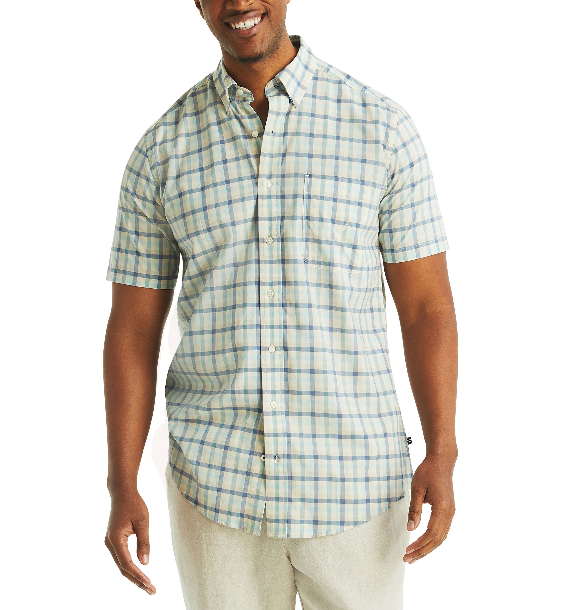 Big & Tall Plaid Short-Sleeve Shirt