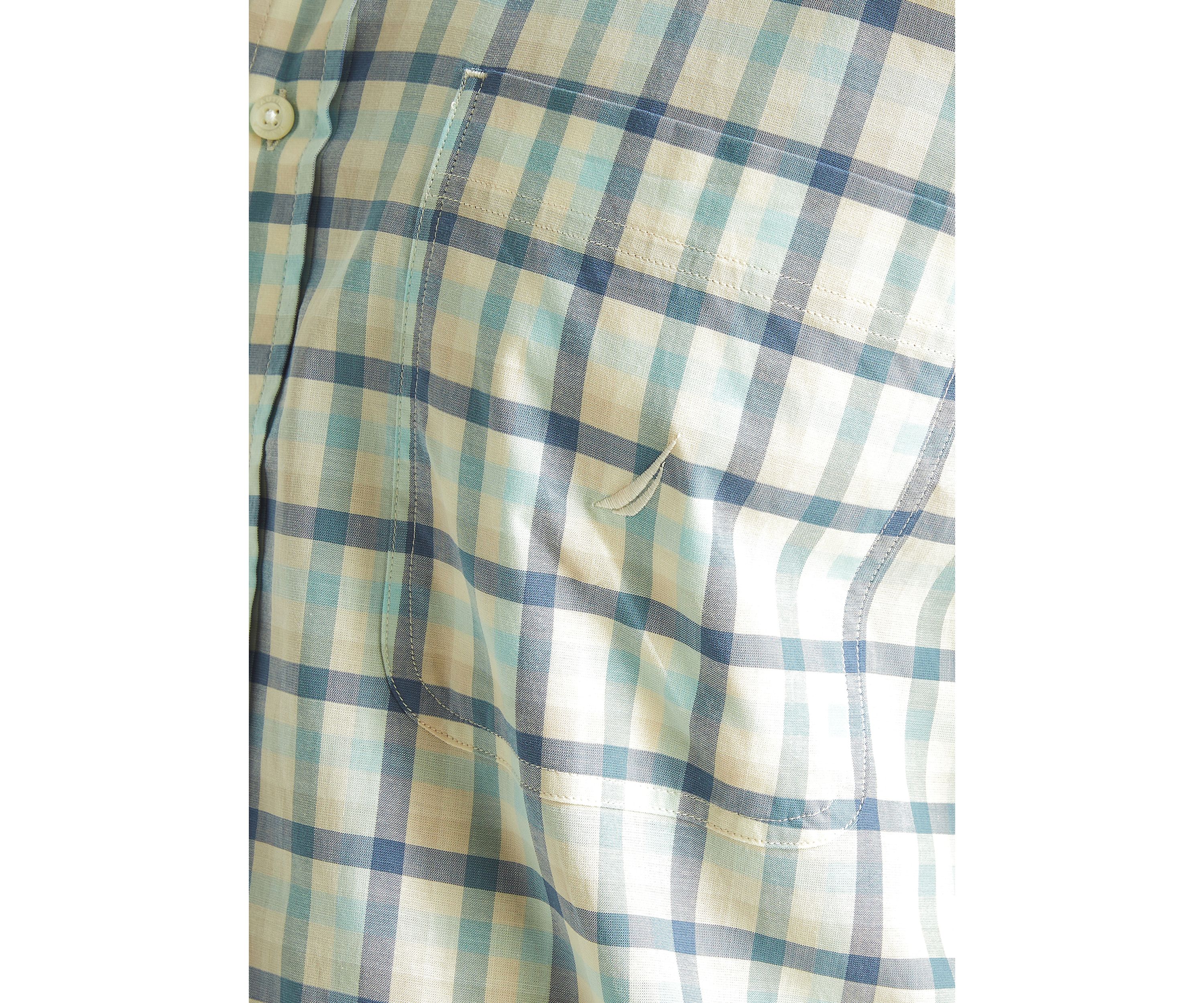 Big & Tall Plaid Short-Sleeve Shirt