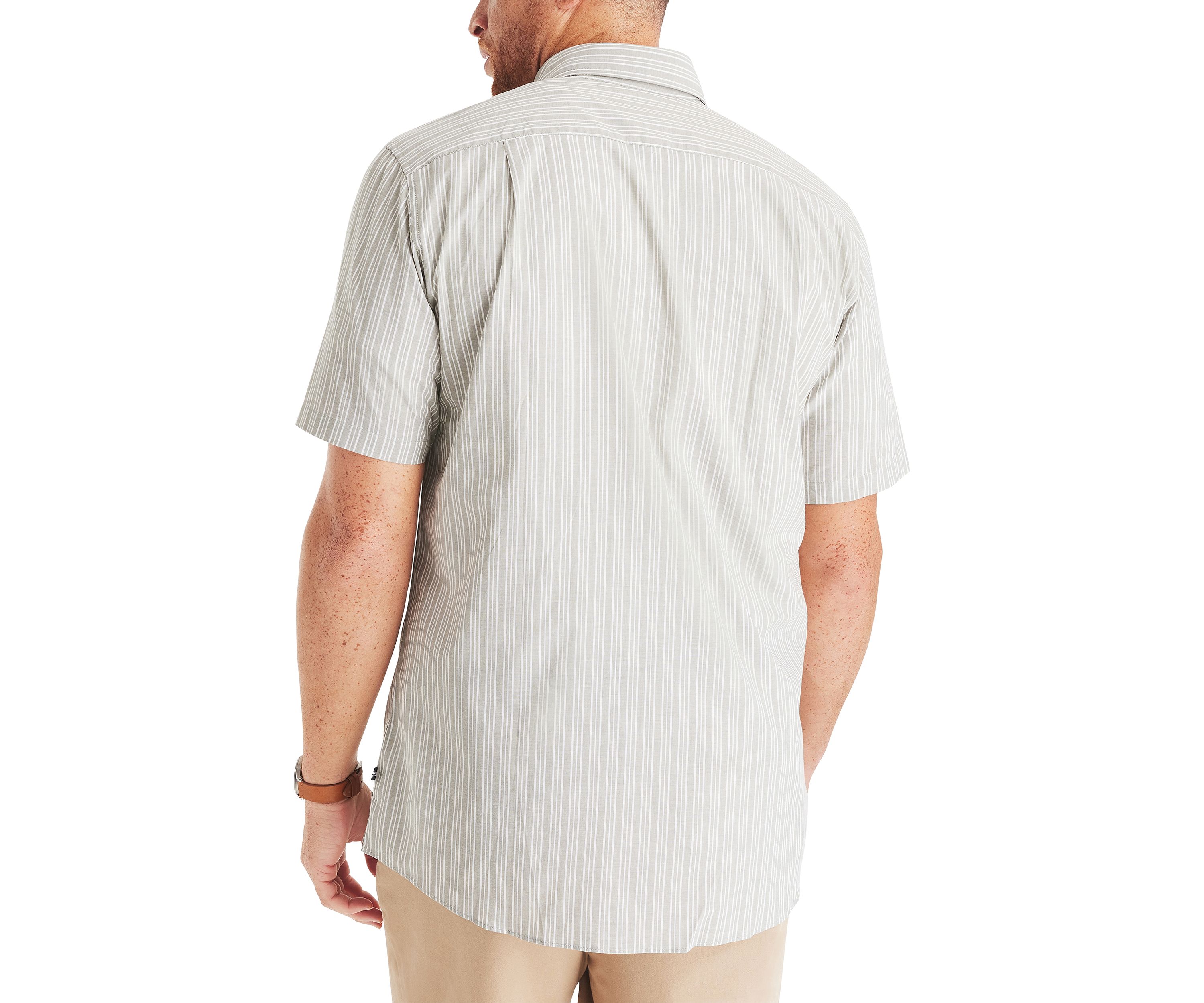 Big & Tall Striped Short-Sleeve Shirt