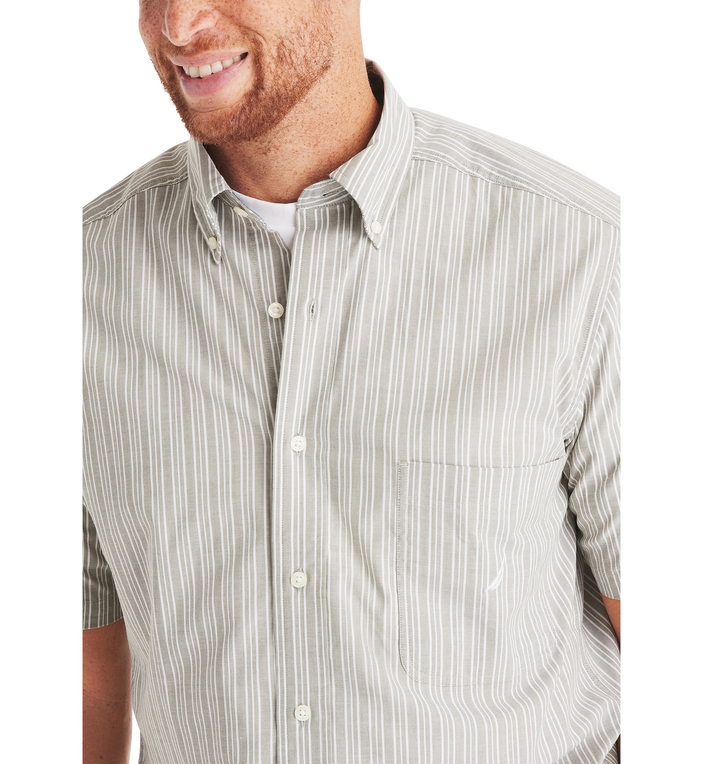 Big & Tall Striped Short-Sleeve Shirt