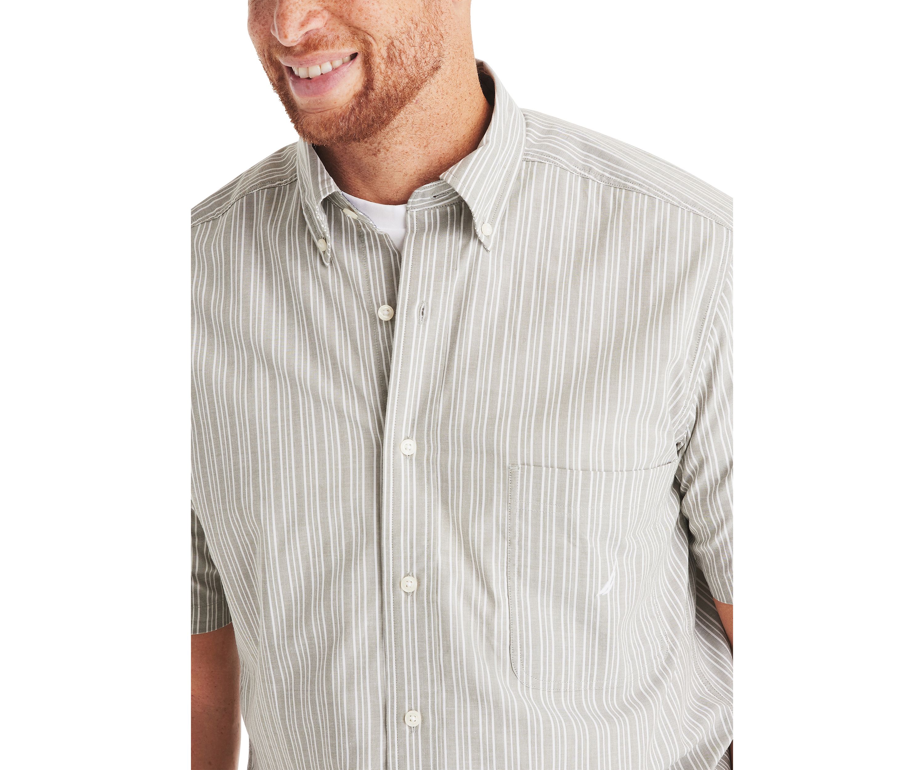 Big & Tall Striped Short-Sleeve Shirt