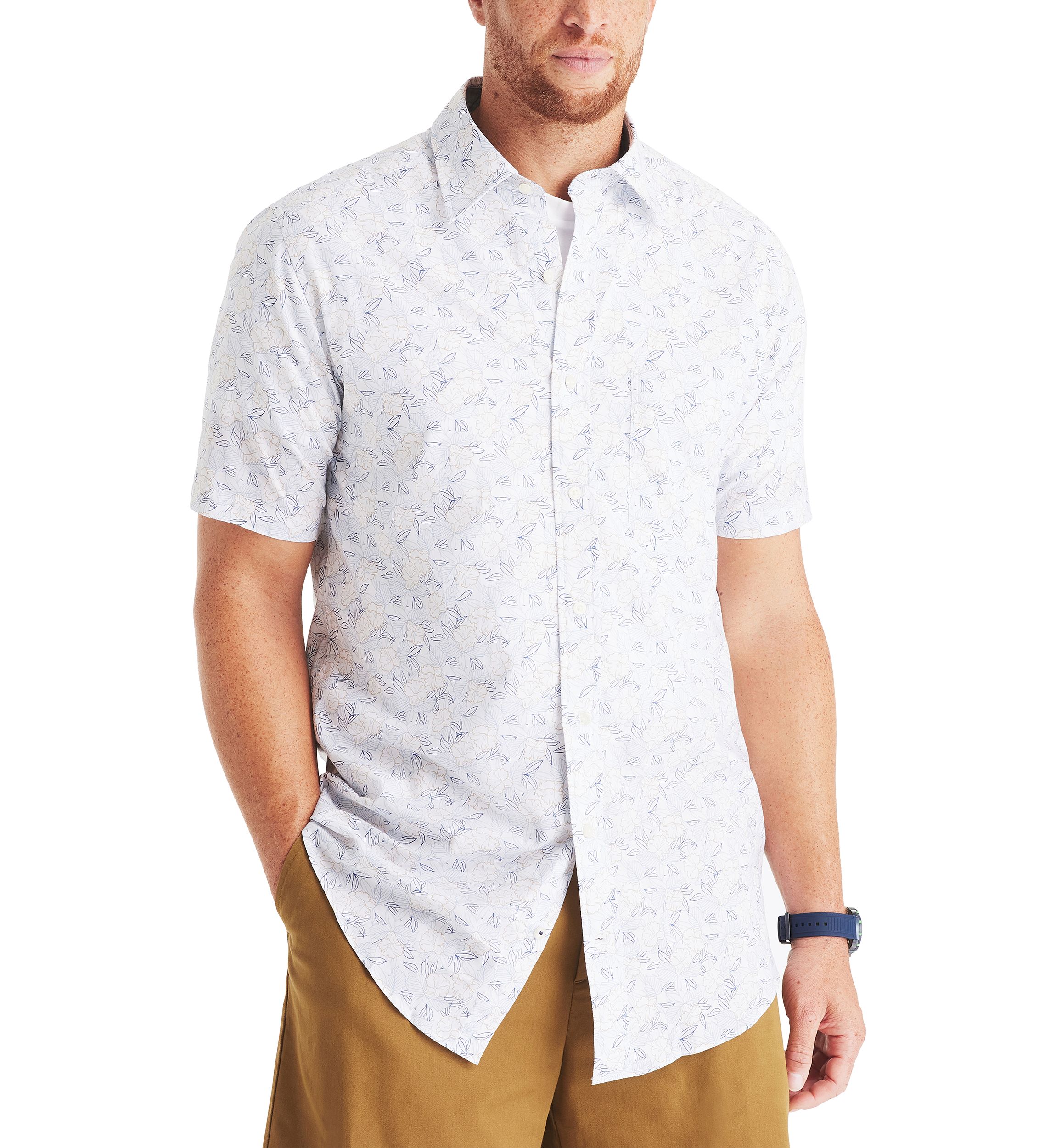 Big & Tall Floral Print Shirt 