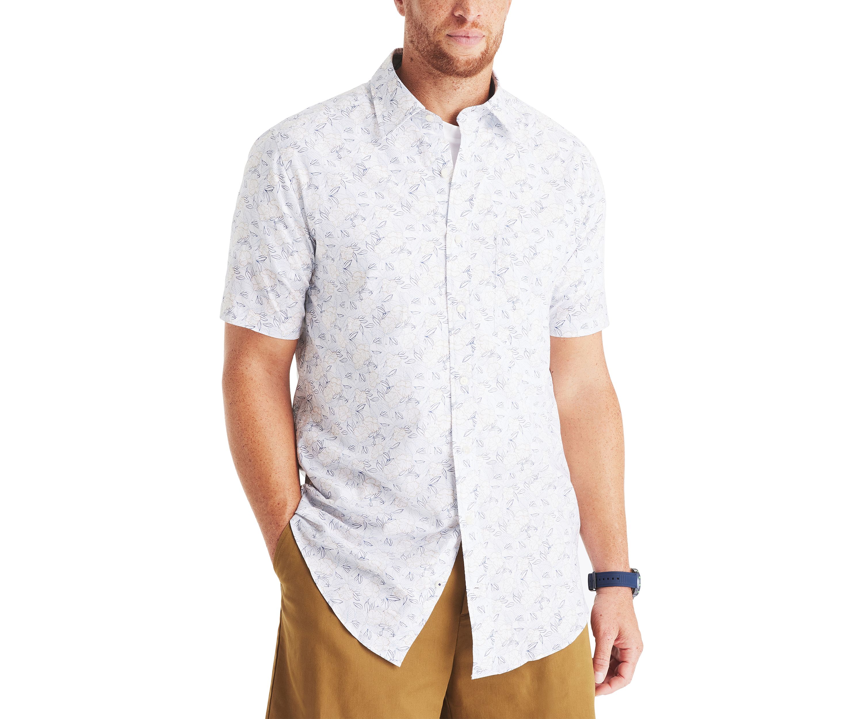 Big & Tall Floral Print Shirt 