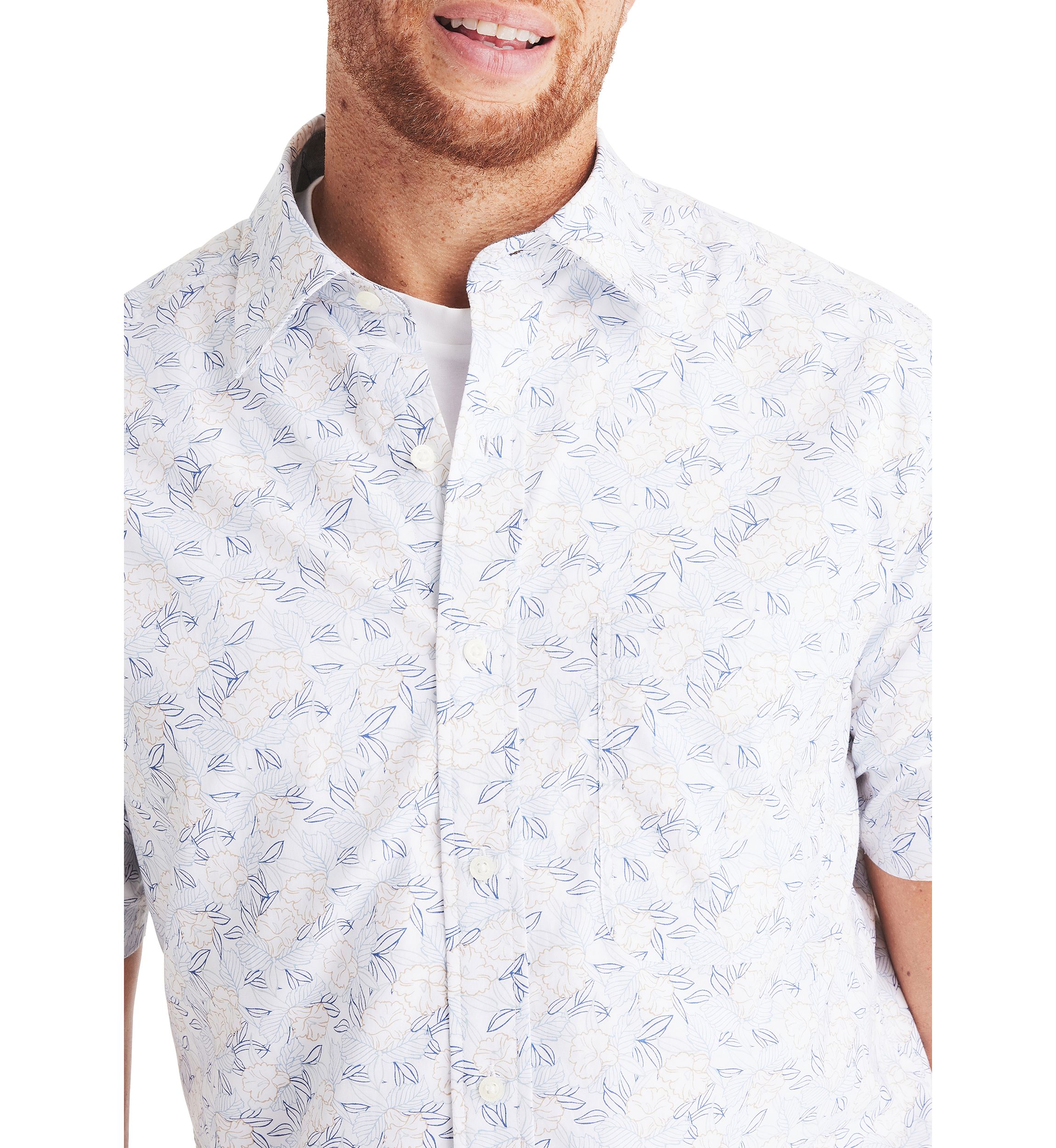 Big & Tall Floral Print Shirt 