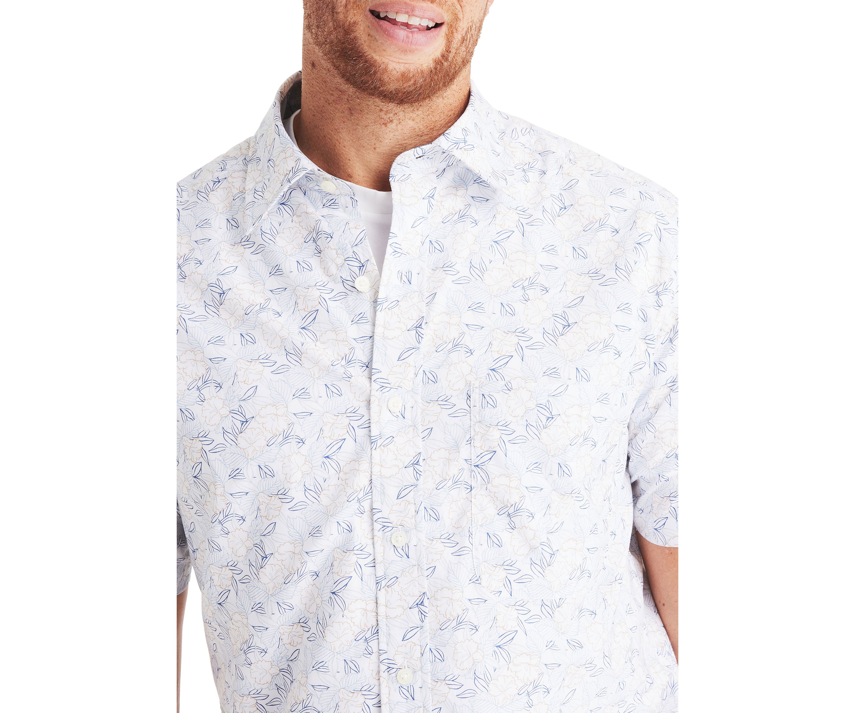 Big & Tall Floral Print Shirt 