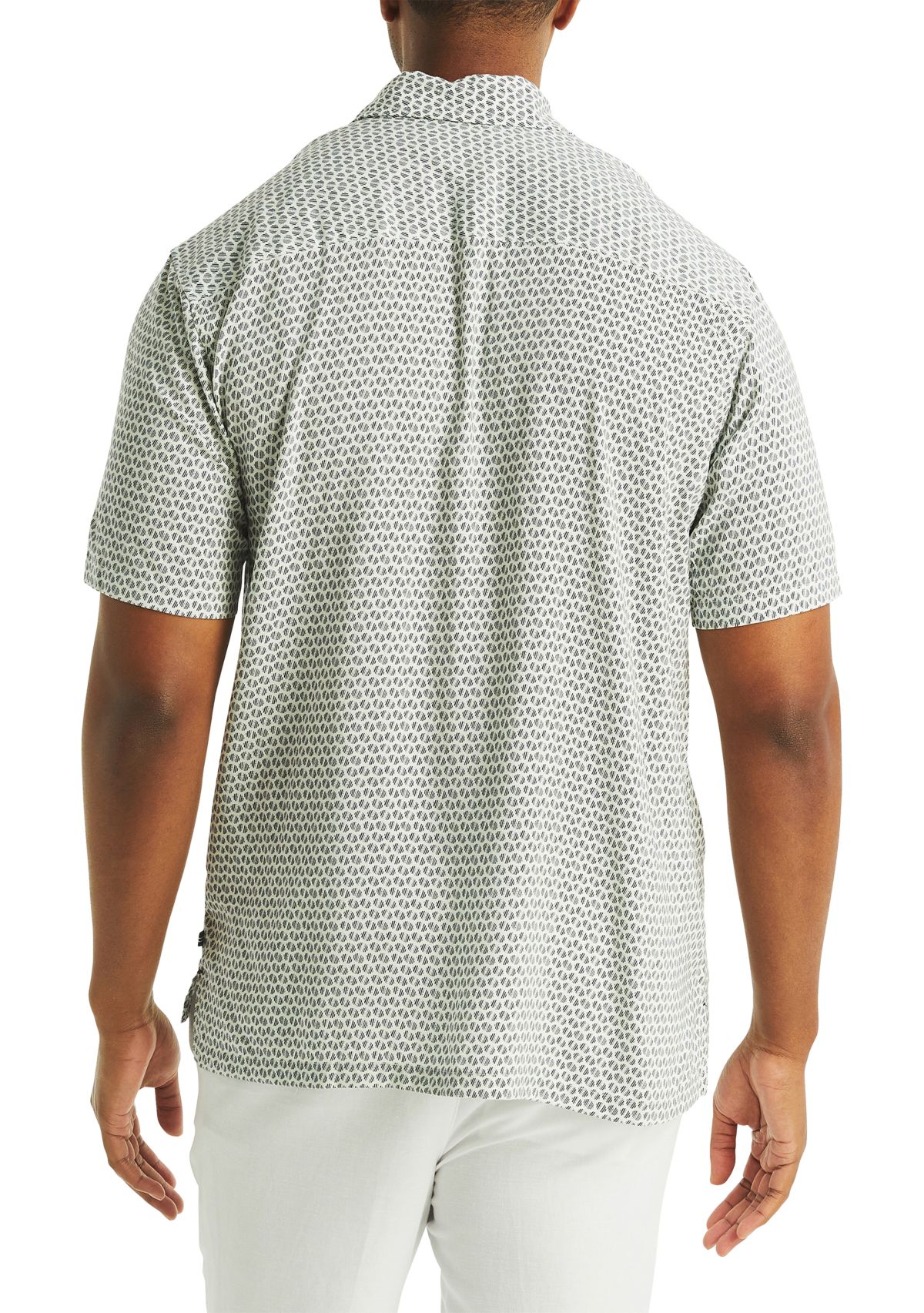 Big & Tall Short Sleeve Linen Blend Shirt 