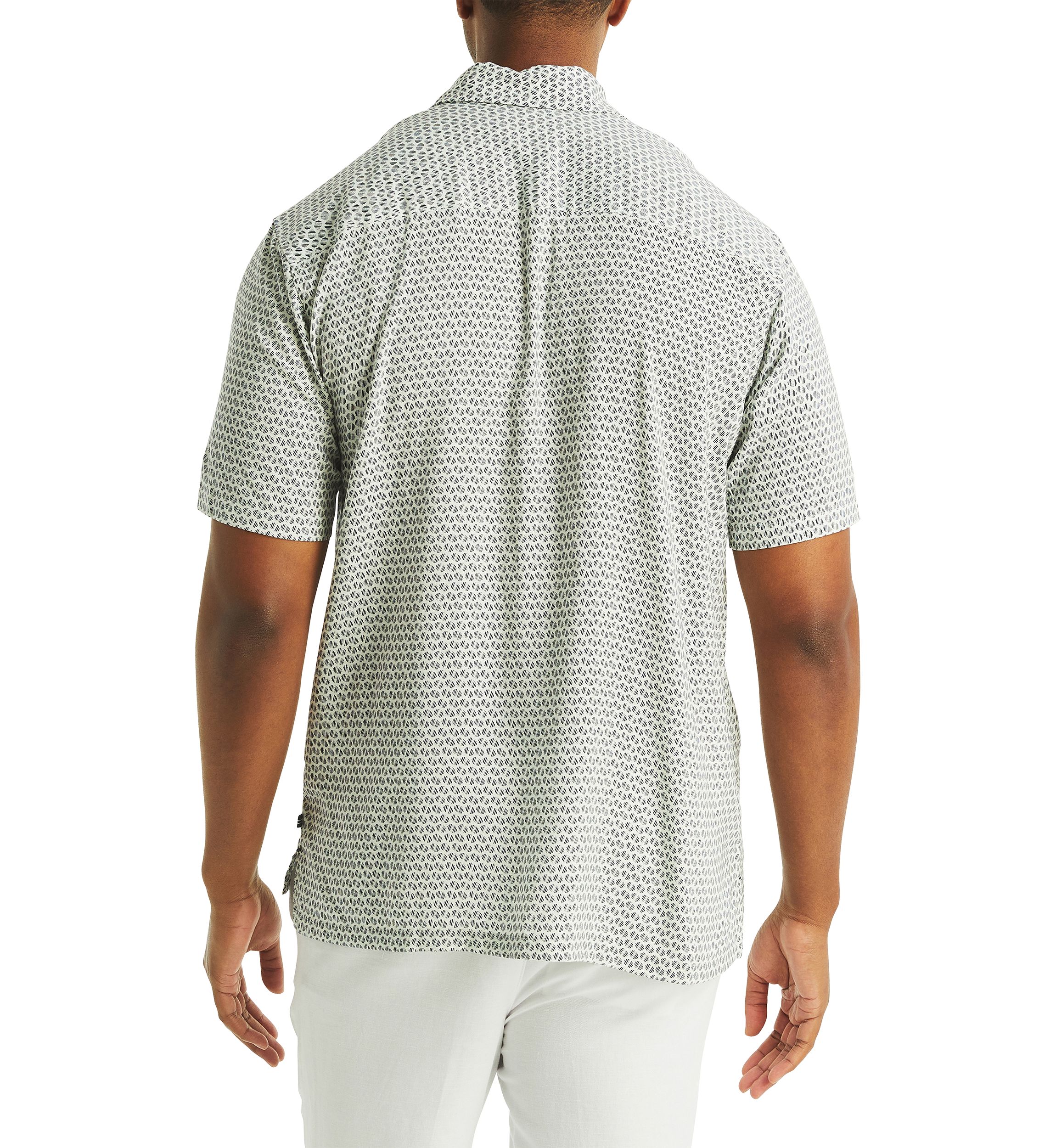 Big & Tall Short Sleeve Linen Blend Shirt 