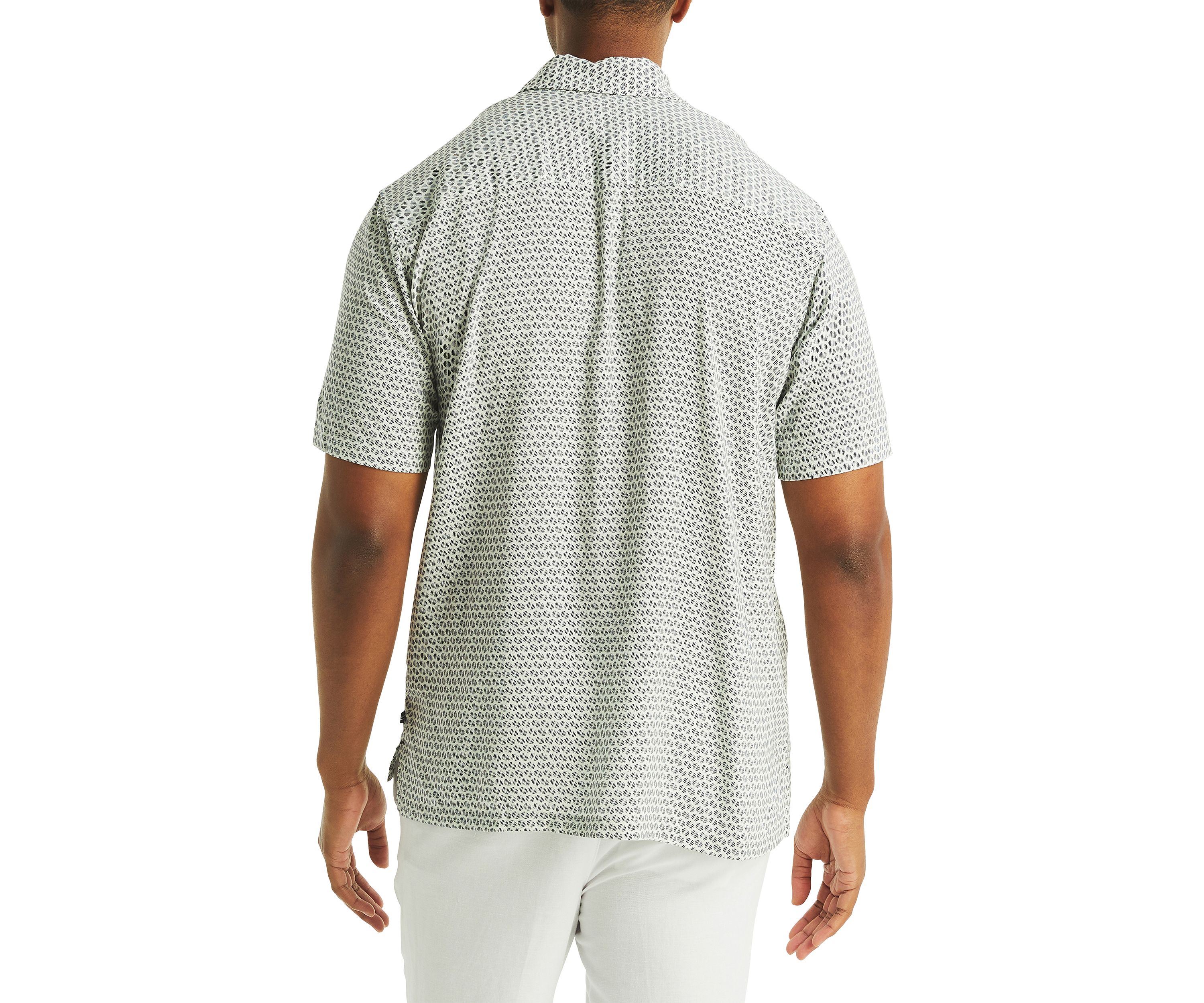 Big & Tall Short Sleeve Linen Blend Shirt 