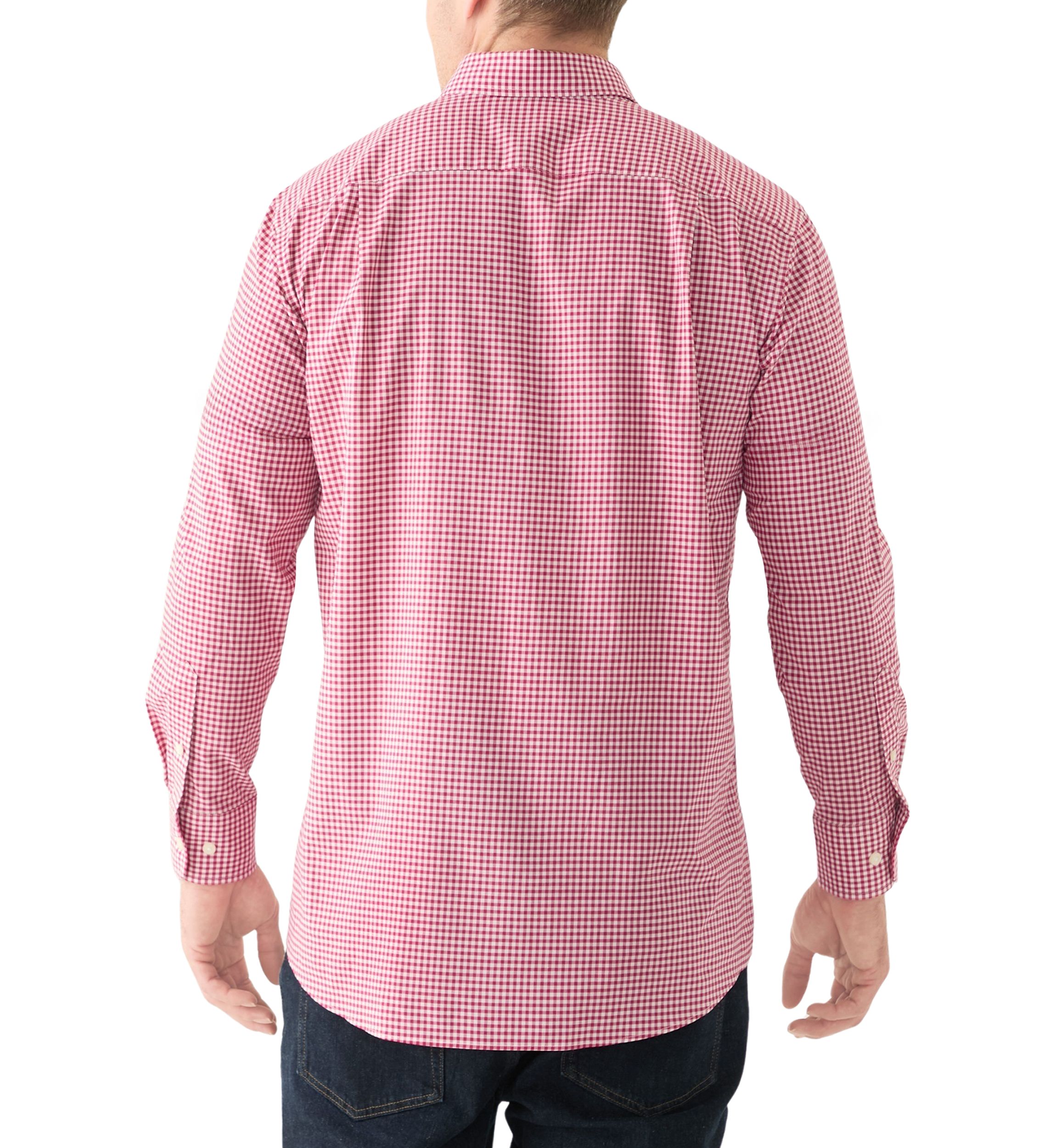 Big & Tall Long Sleeve Gingham Woven Dress Shirt