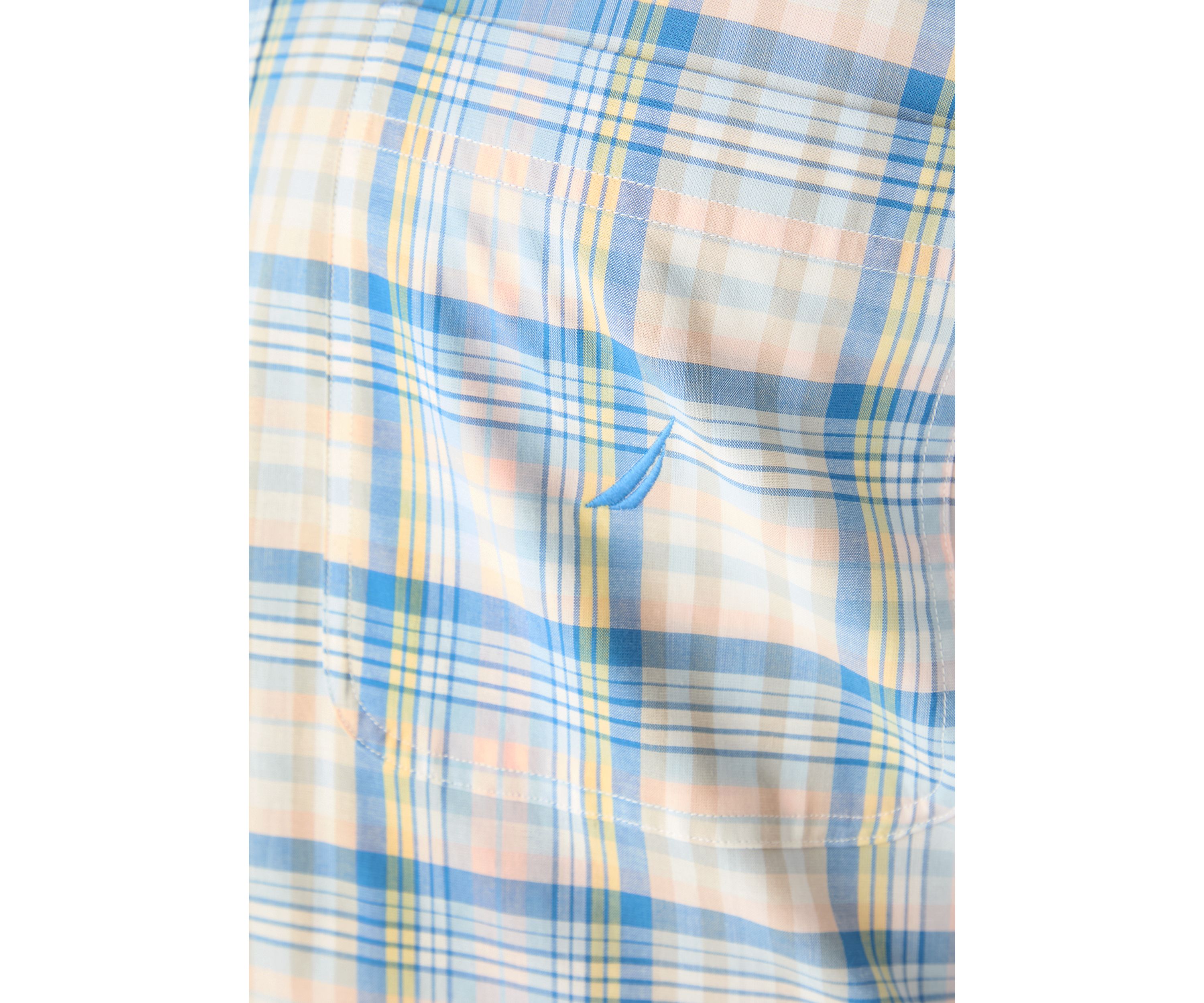 Big & Tall Short Sleeve Plaid Woven Shirt