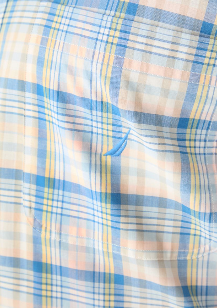 Big & Tall Short Sleeve Plaid Woven Shirt