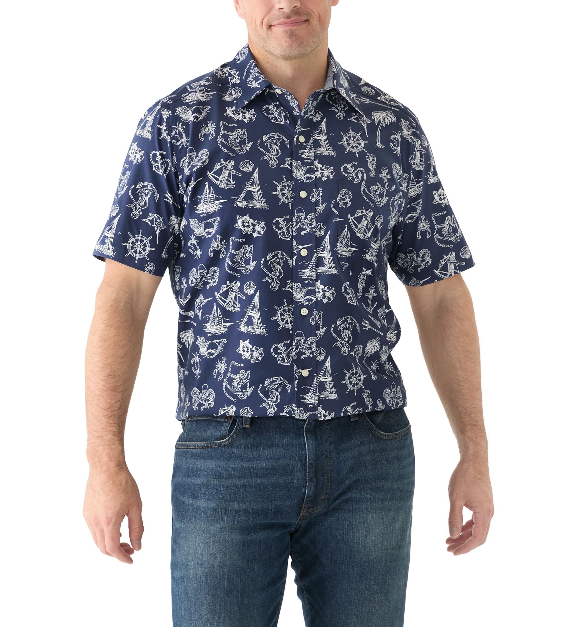 Big & Tall Printed Shirt