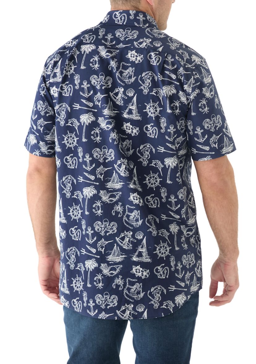 Big & Tall Printed Shirt