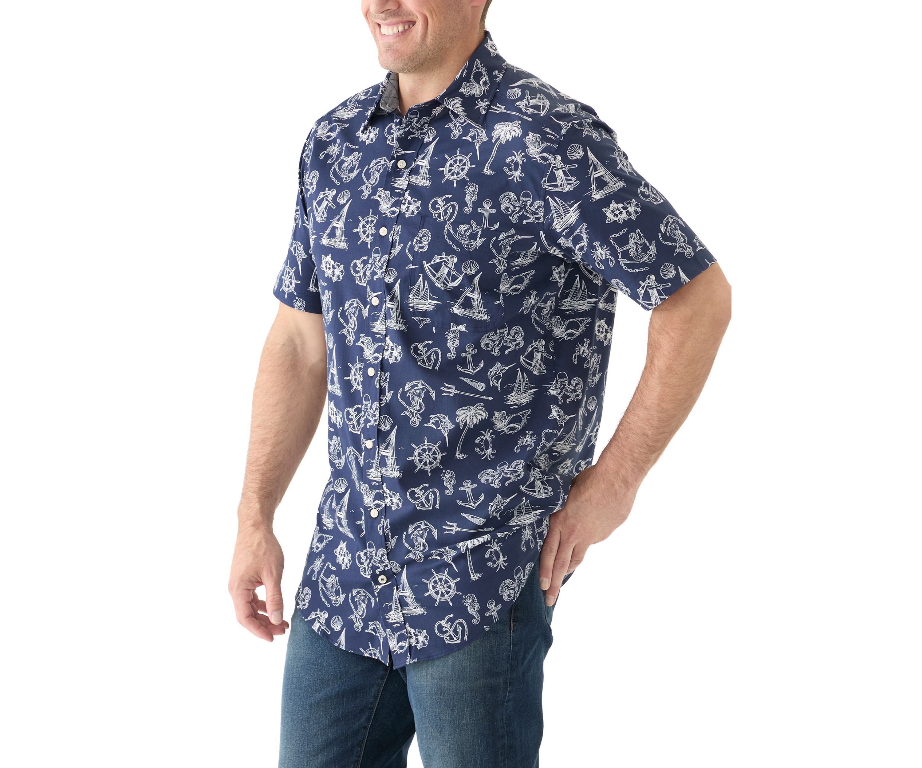 Big & Tall Printed Shirt